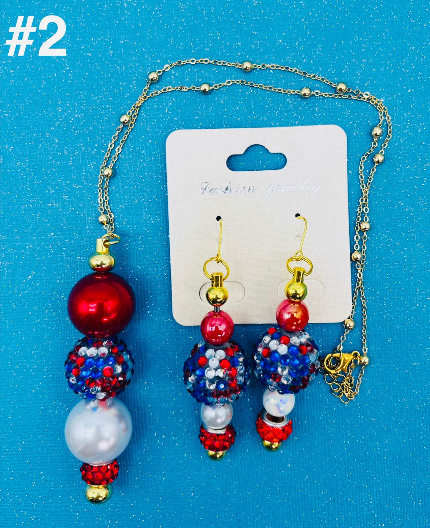 4th of July Beaded Headbands and Jewelry