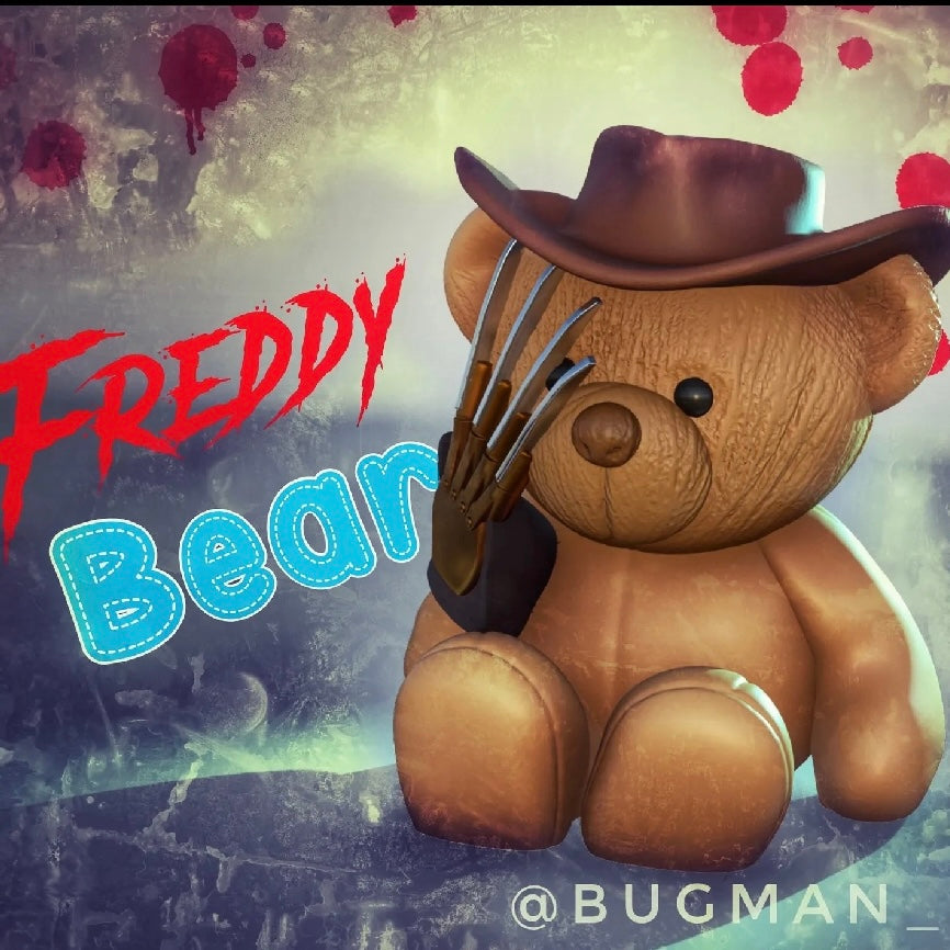 3D Printed Horror Bears (5 Designs Available)
