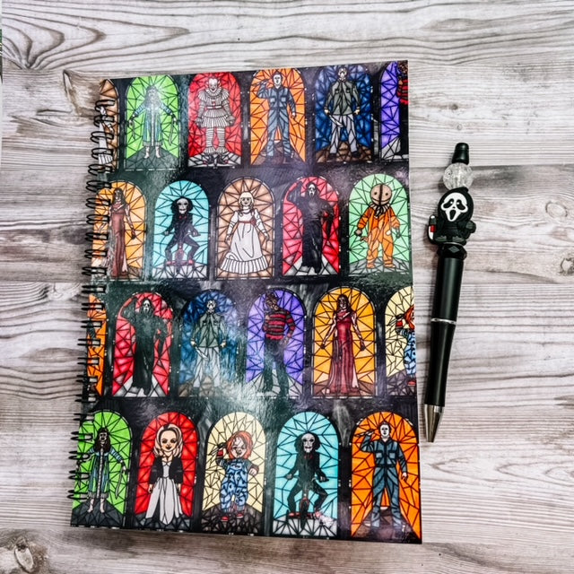 Horror Glass Notebook & Pen Set