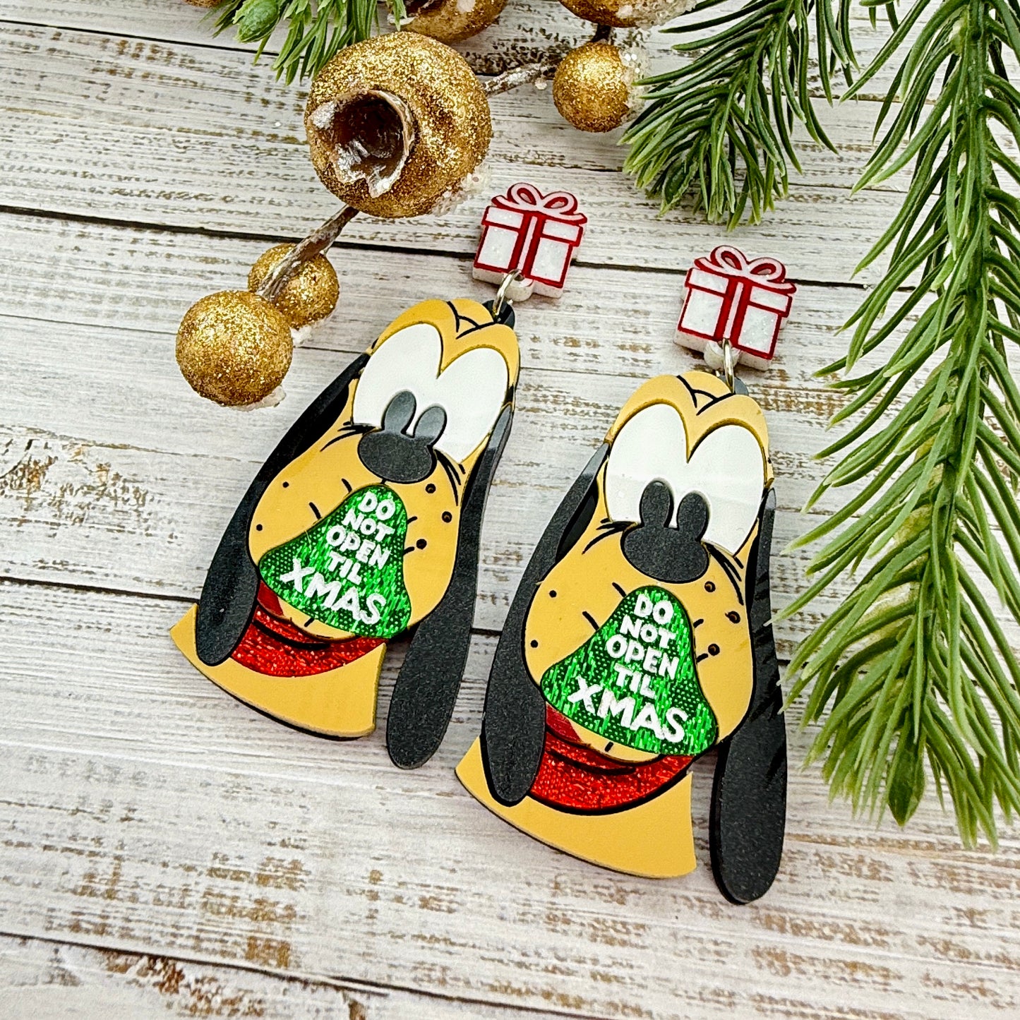 Christmas Pluto Dangles