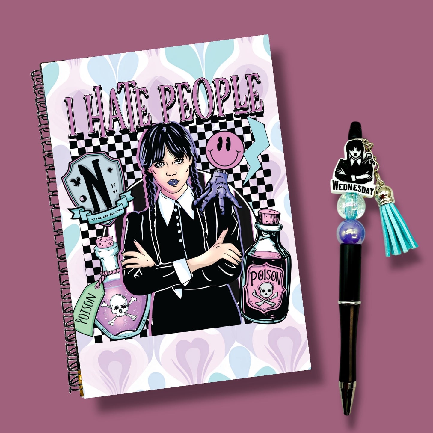 Wednesday Addams Notebook & Pen Set