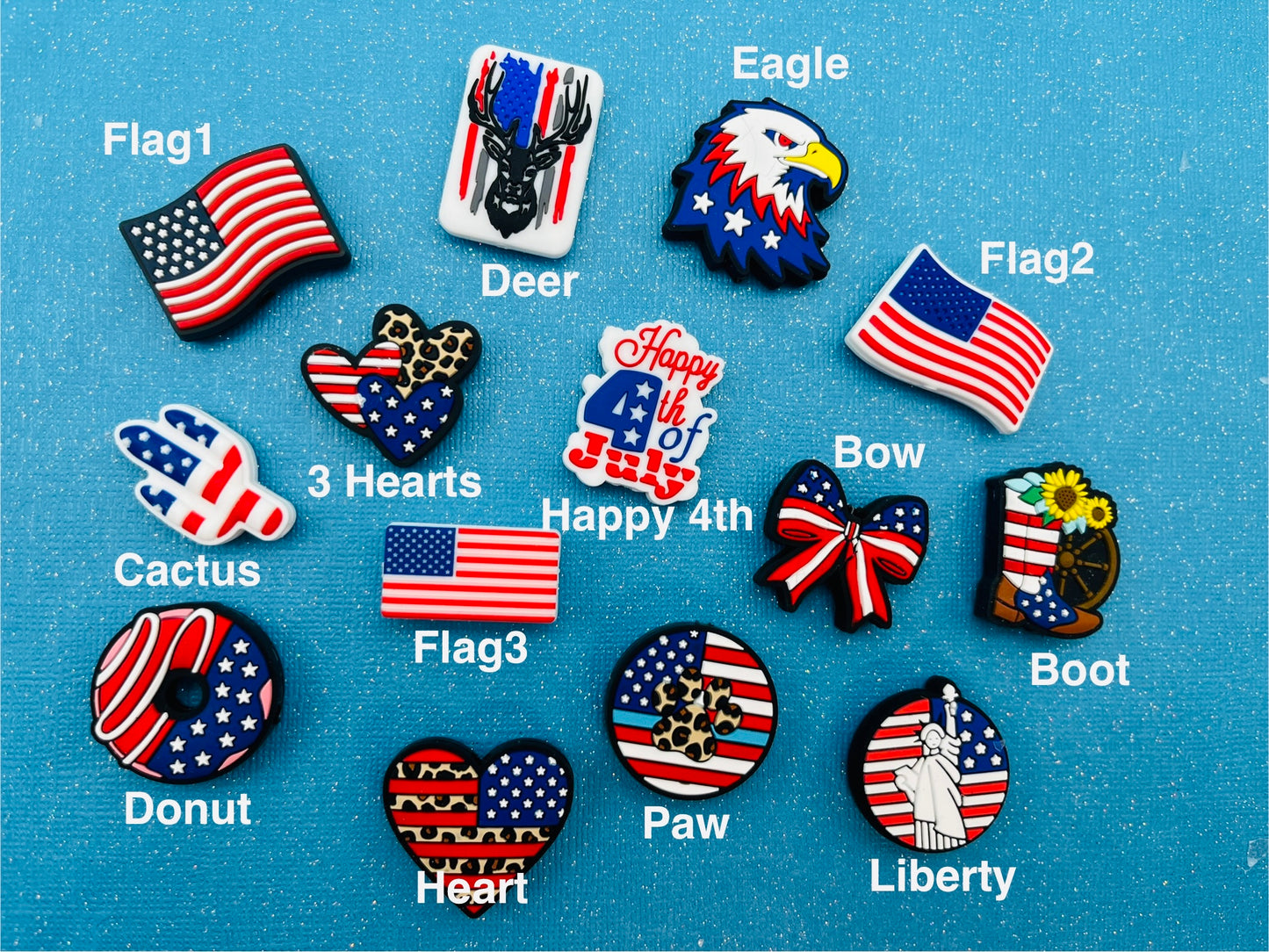4th of July Letter Openers, Garden Stakes
