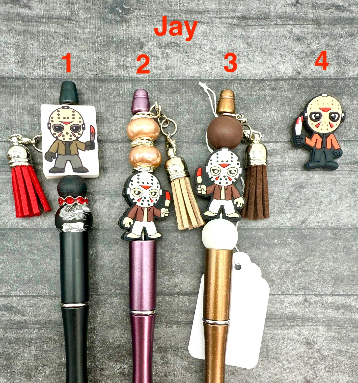 HORROR CHARACTERS Beaded Pens