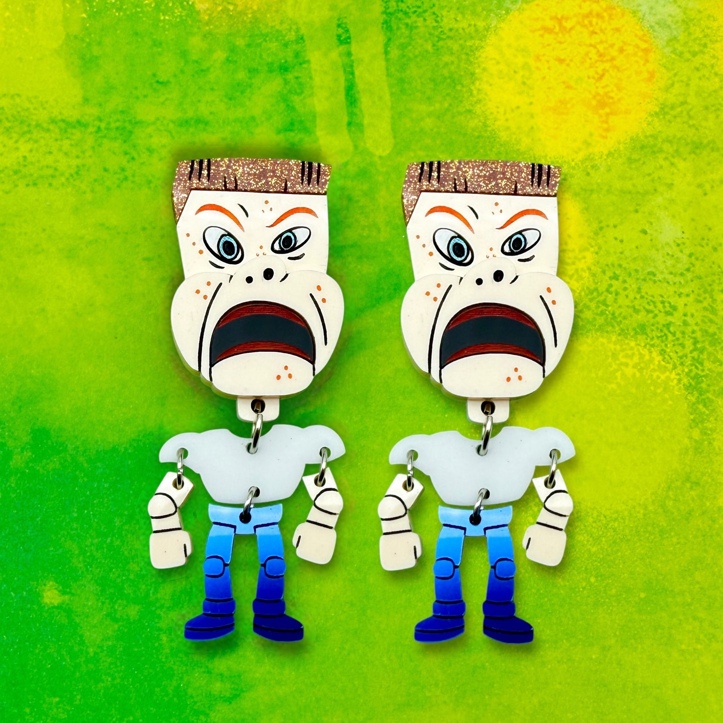Randy Puppet Earrings