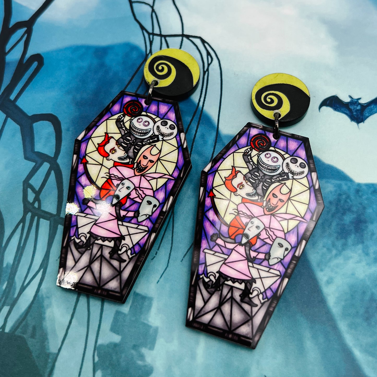 Nightmare Glass Dangles