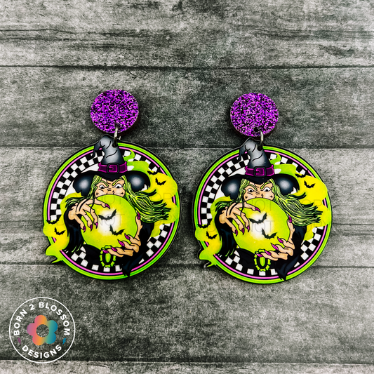 Hex Witch Dangles w/ Free Sticker