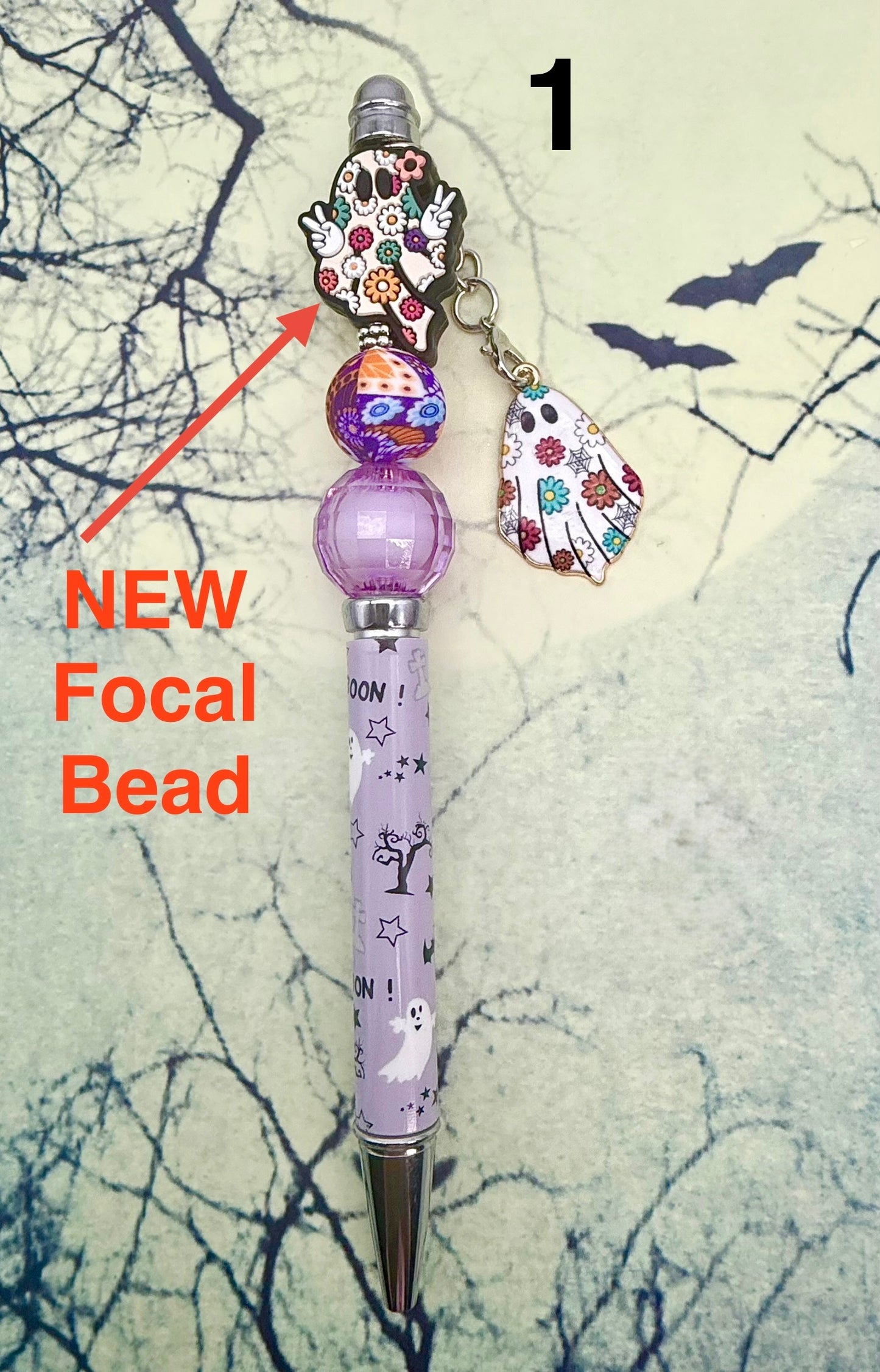 Happy Halloween Beaded Pens