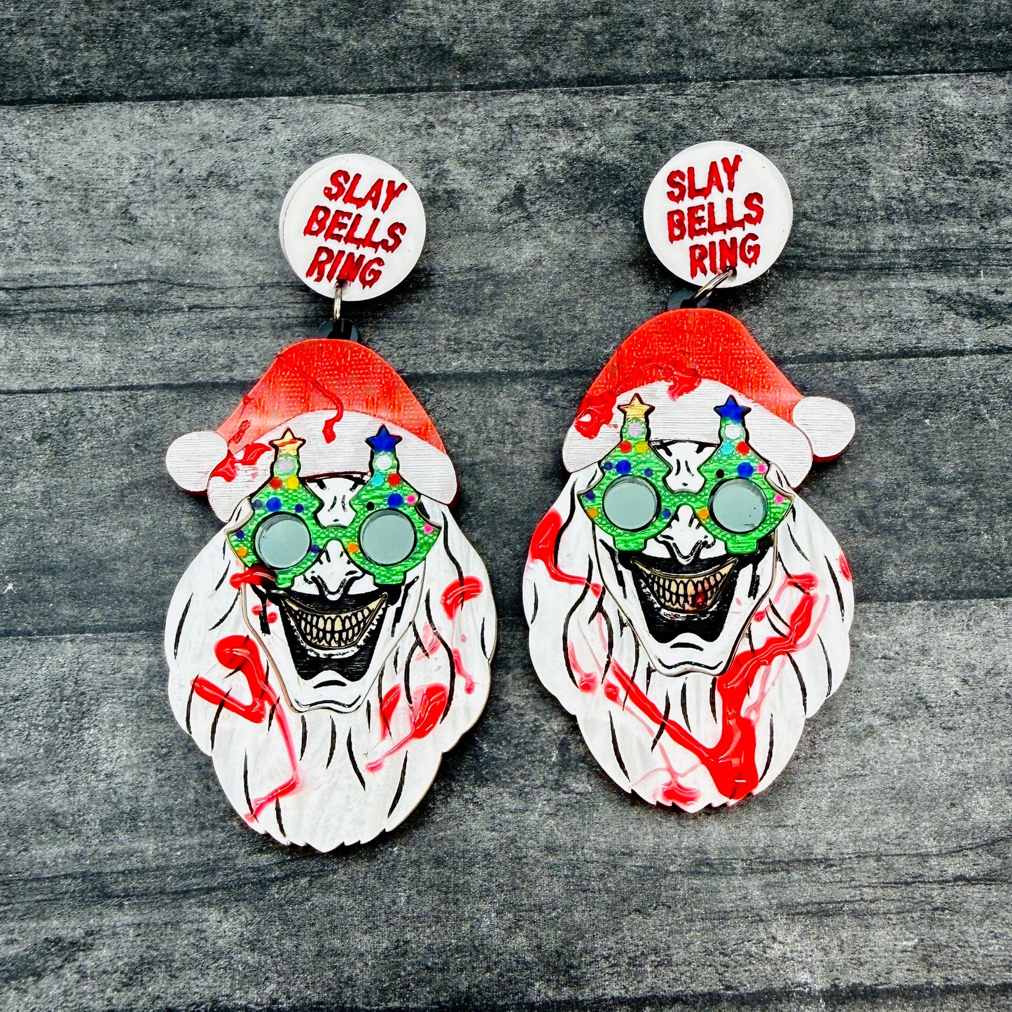 Christmas Clown Dangles