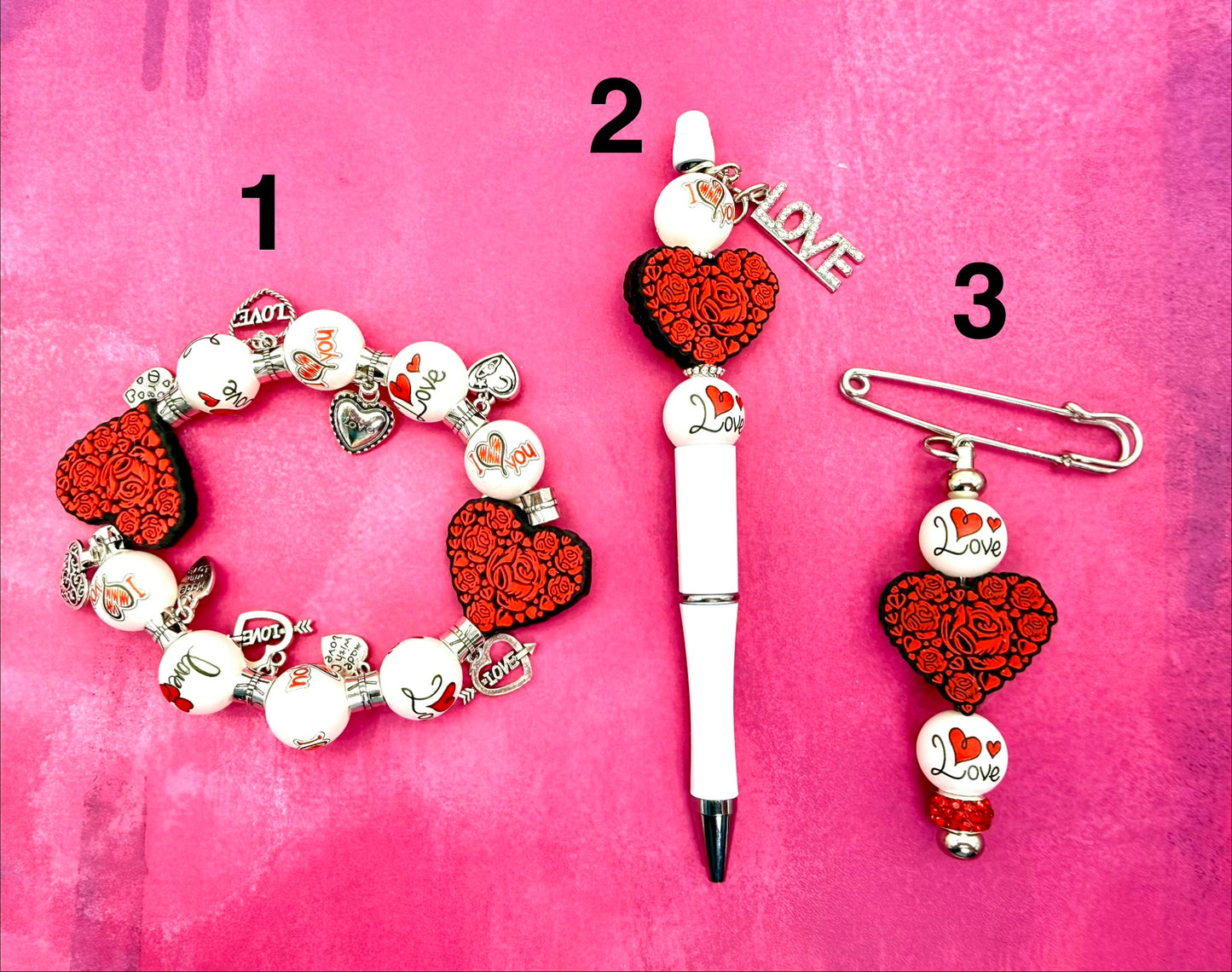 Heart n Flowers Valentine’s Beaded Collection