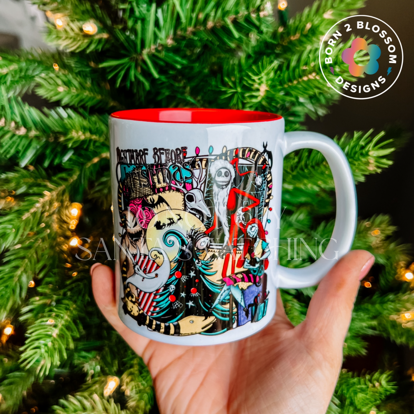 Nightmare Before Christmas Ceramic Mug (Personalization Available)