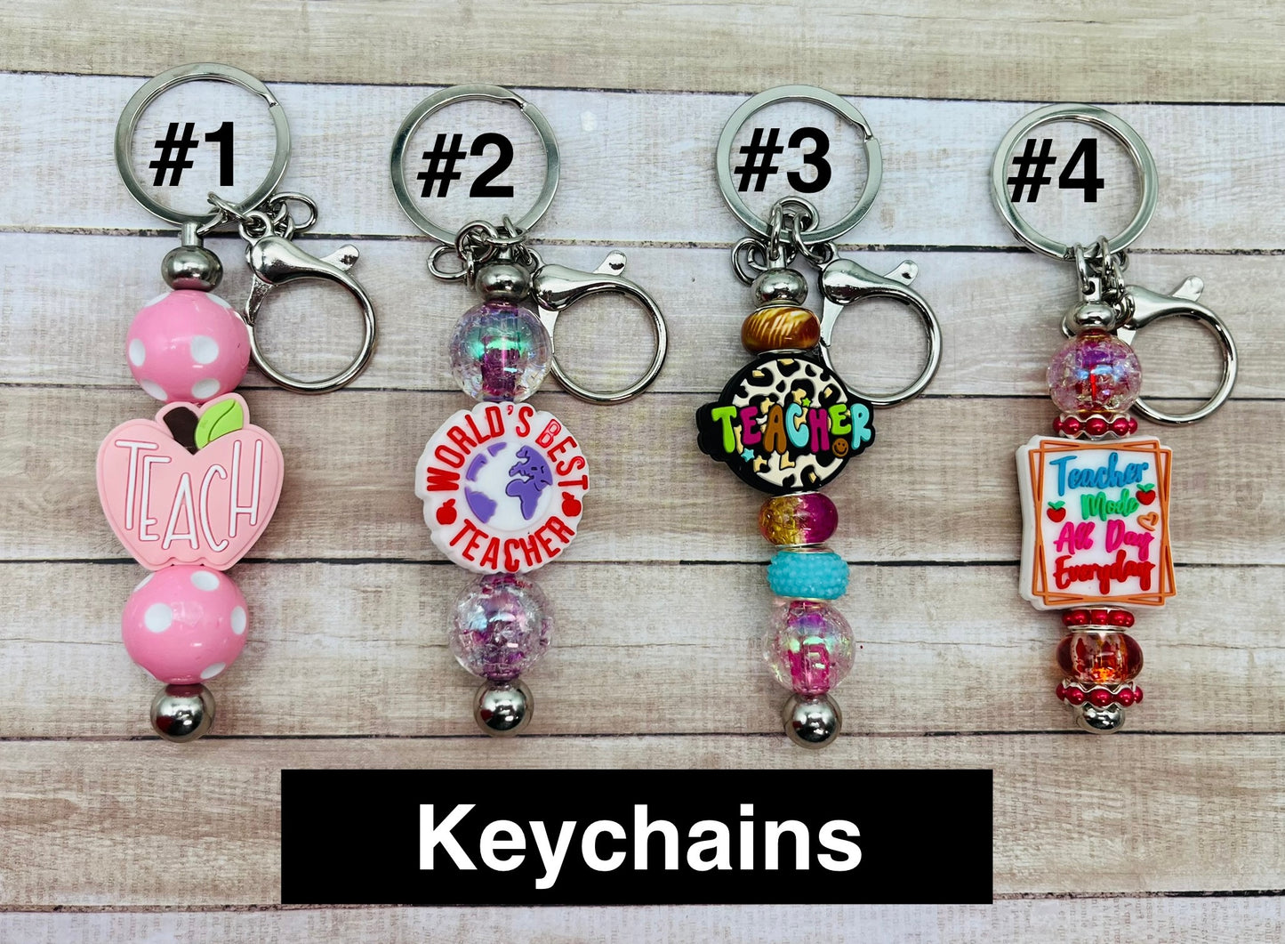 Teacher Keychains PRICE REDUCTION