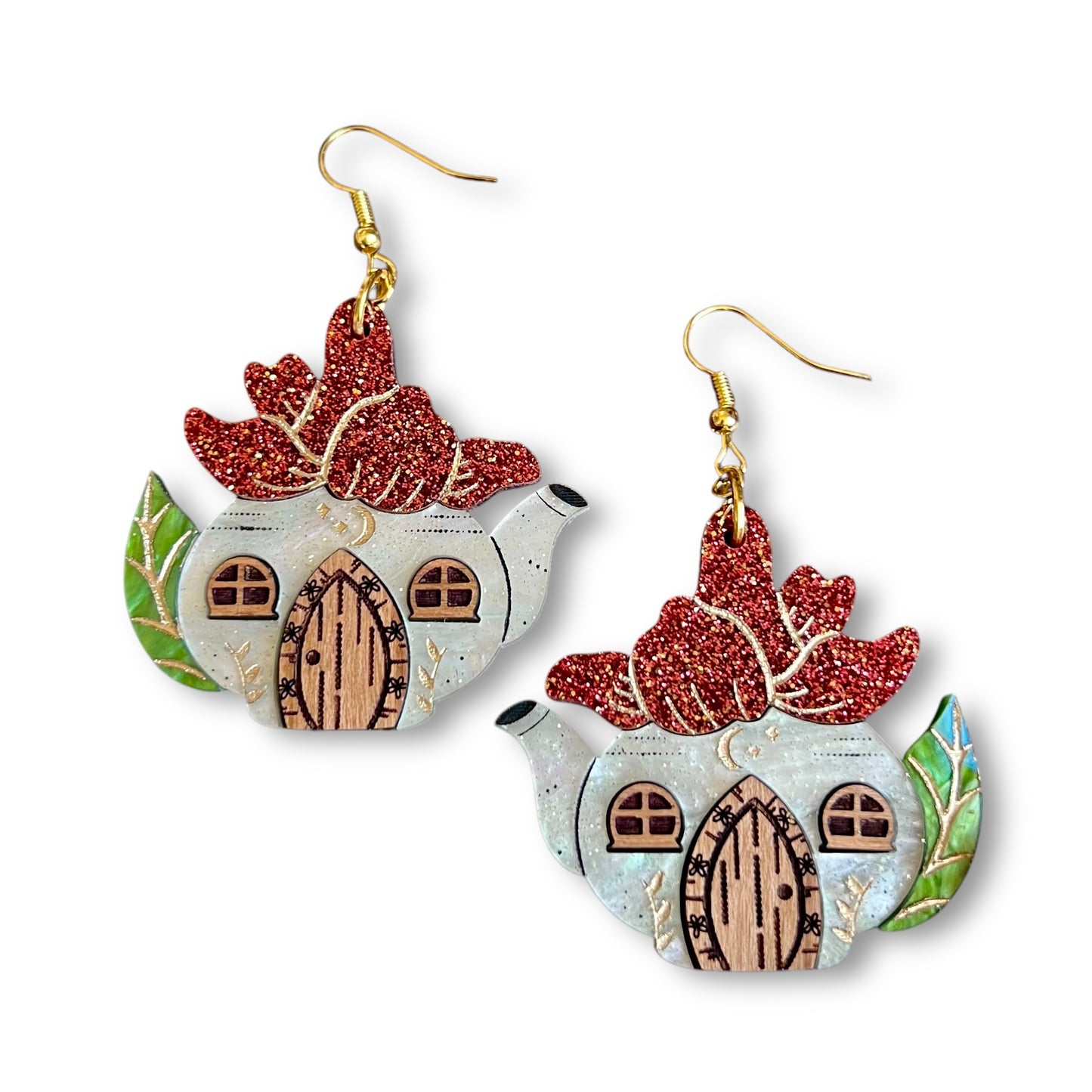 Teapot Cottage Dangles
