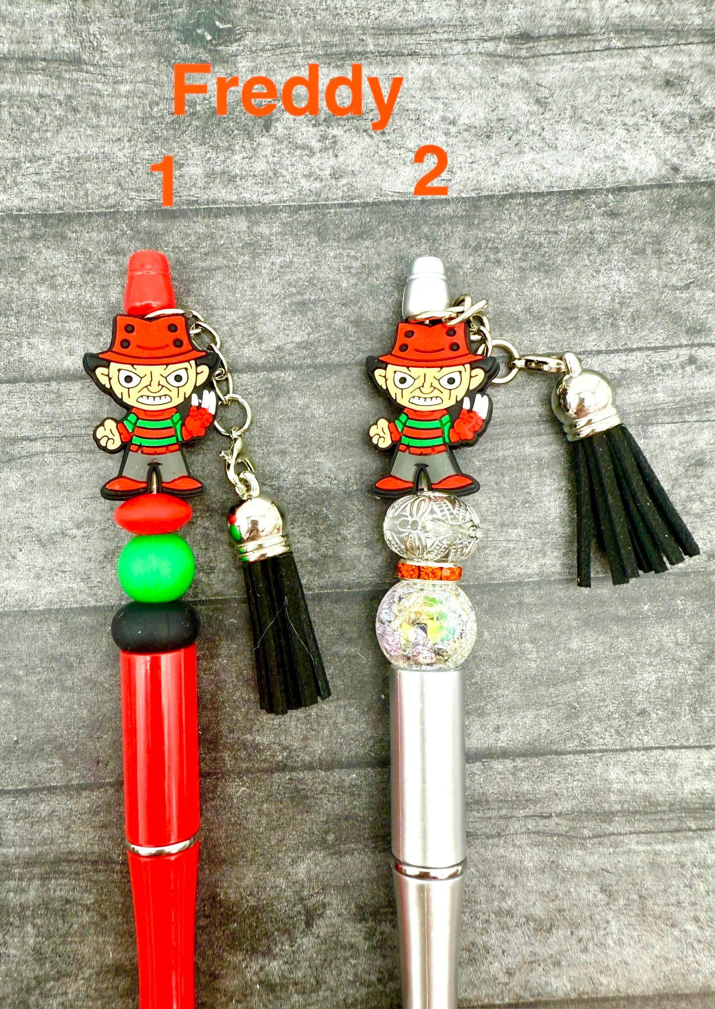 HORROR CHARACTERS Beaded Pens