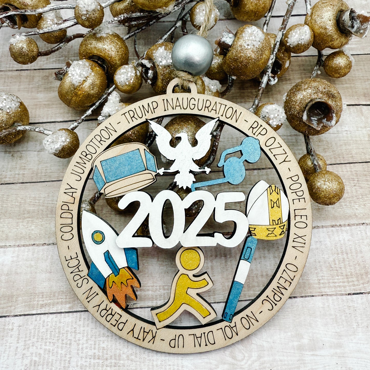 2025 Round Up Ornament