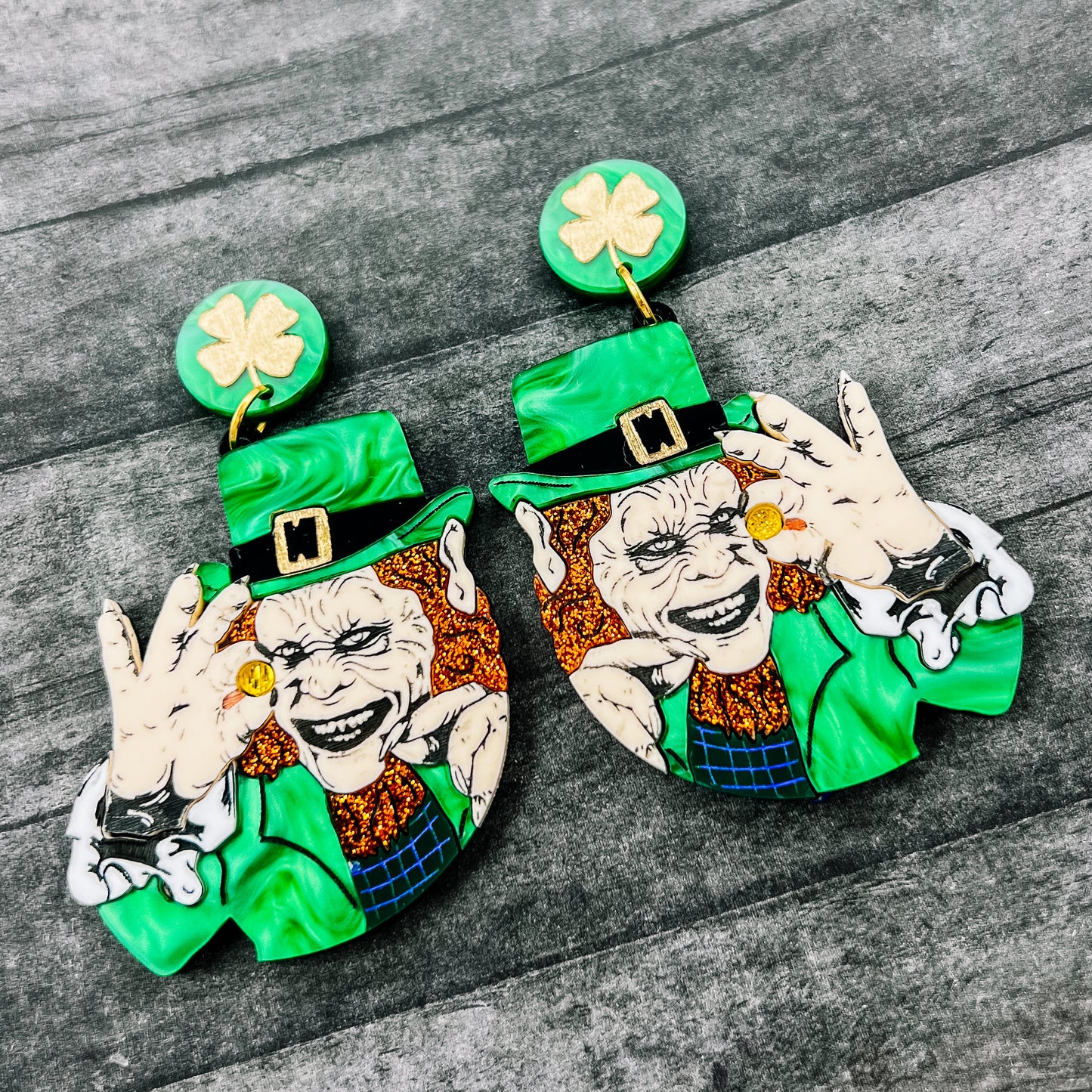 Leprechaun Horror Dangles