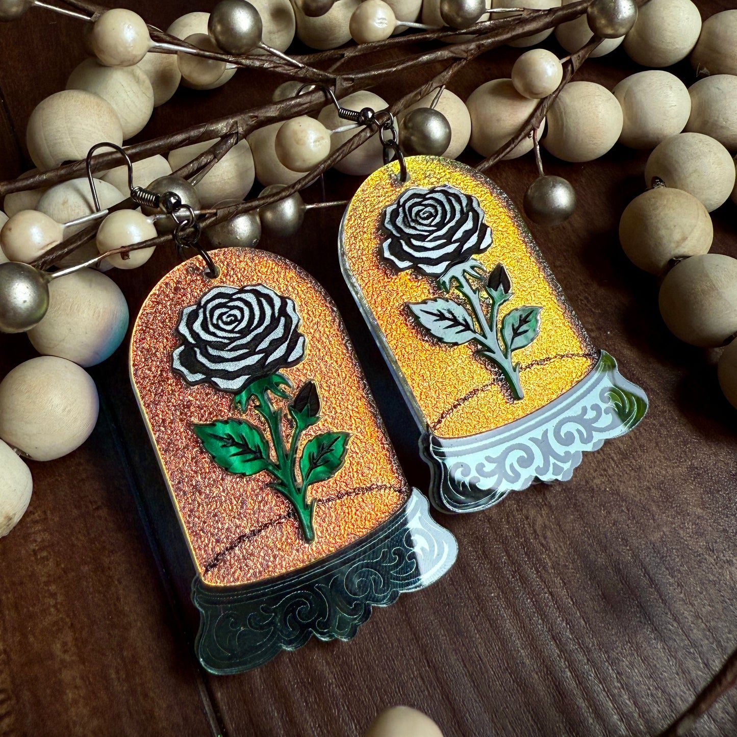 Eternal Rose Dangles (2 Color Options!)