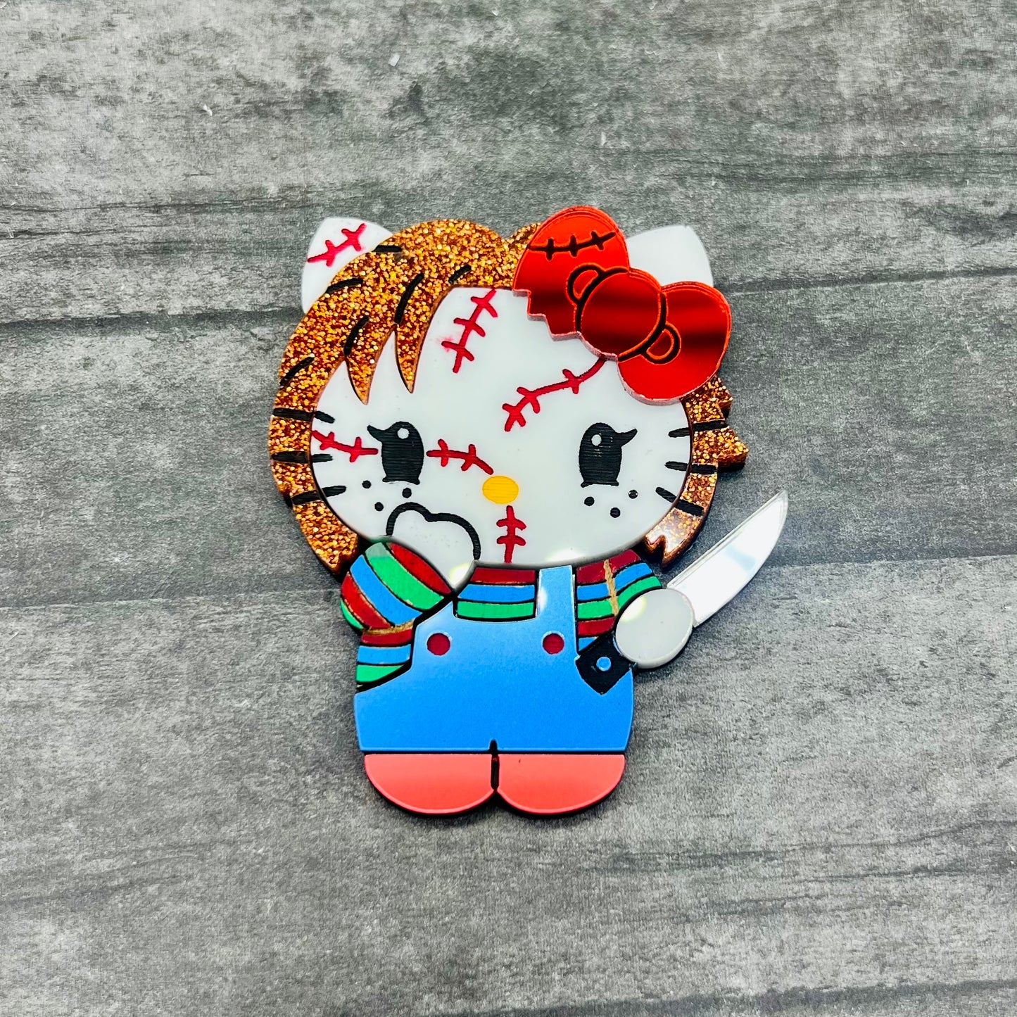 Horror Kitty BROOCH