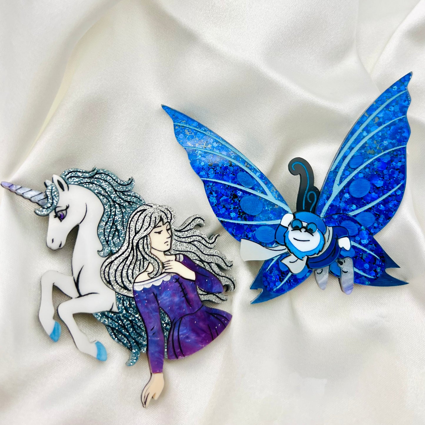 The Last Unicorn Butterfly BROOCH