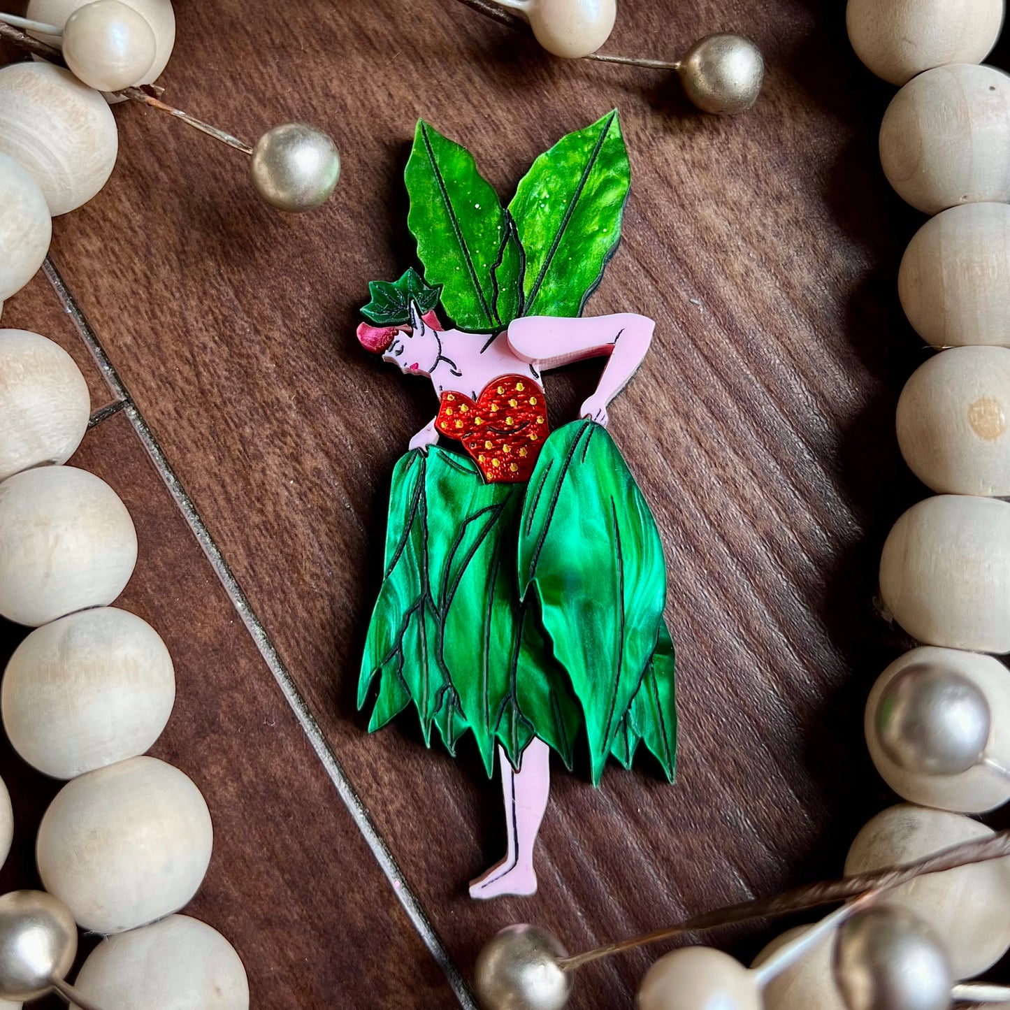 Strawberry Fairy BROOCH