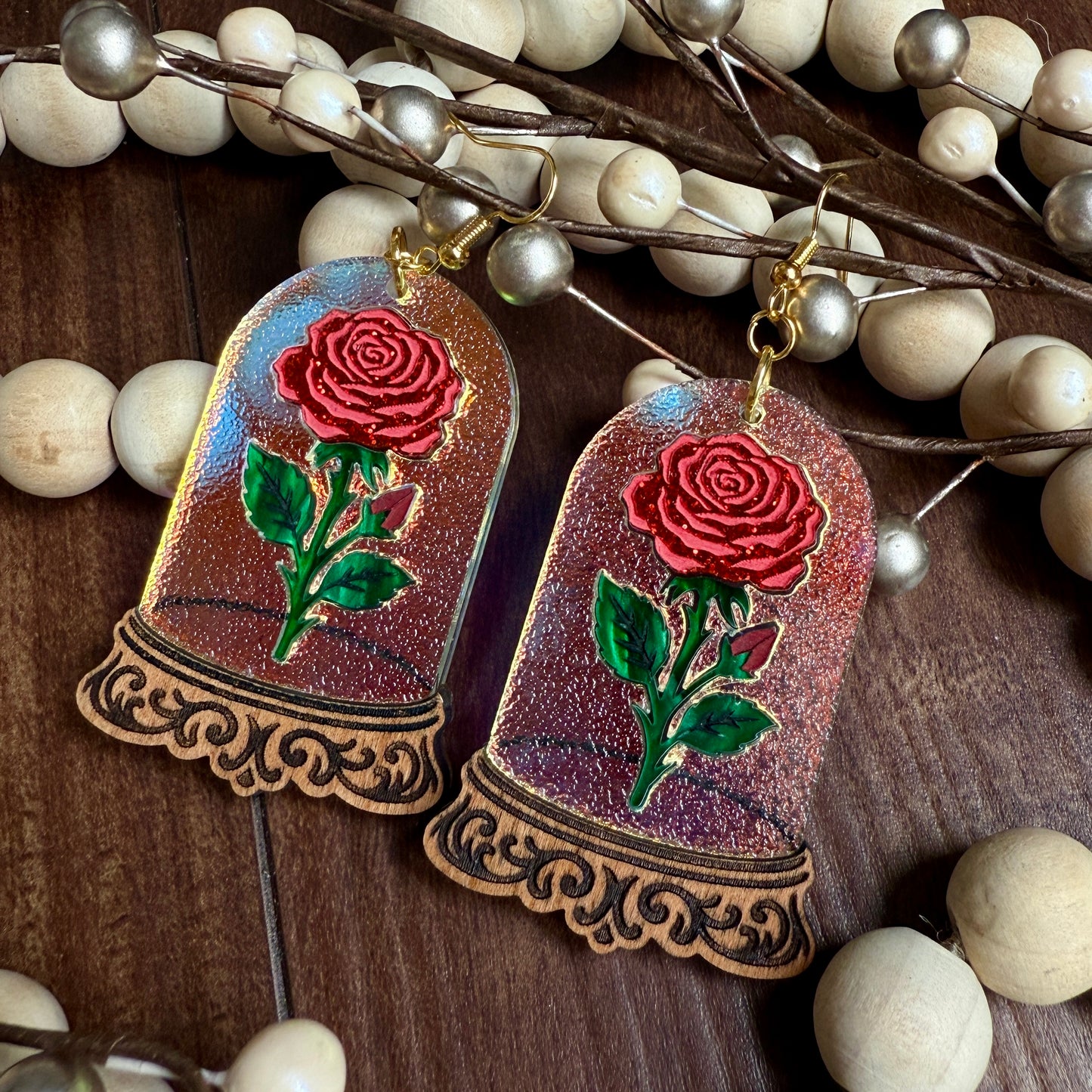 Eternal Rose Dangles (2 Color Options!)