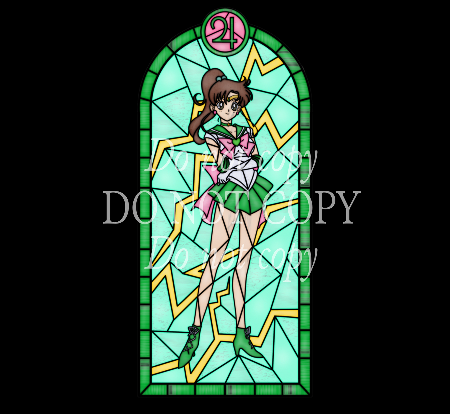 Sailor Stained Glass Nightlight (All Characters)