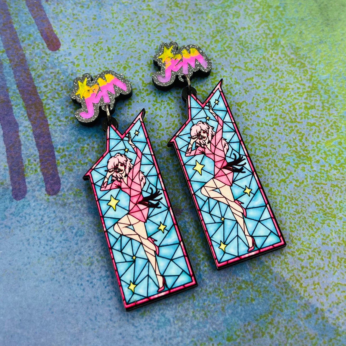 Jem Stained Glass Dangles