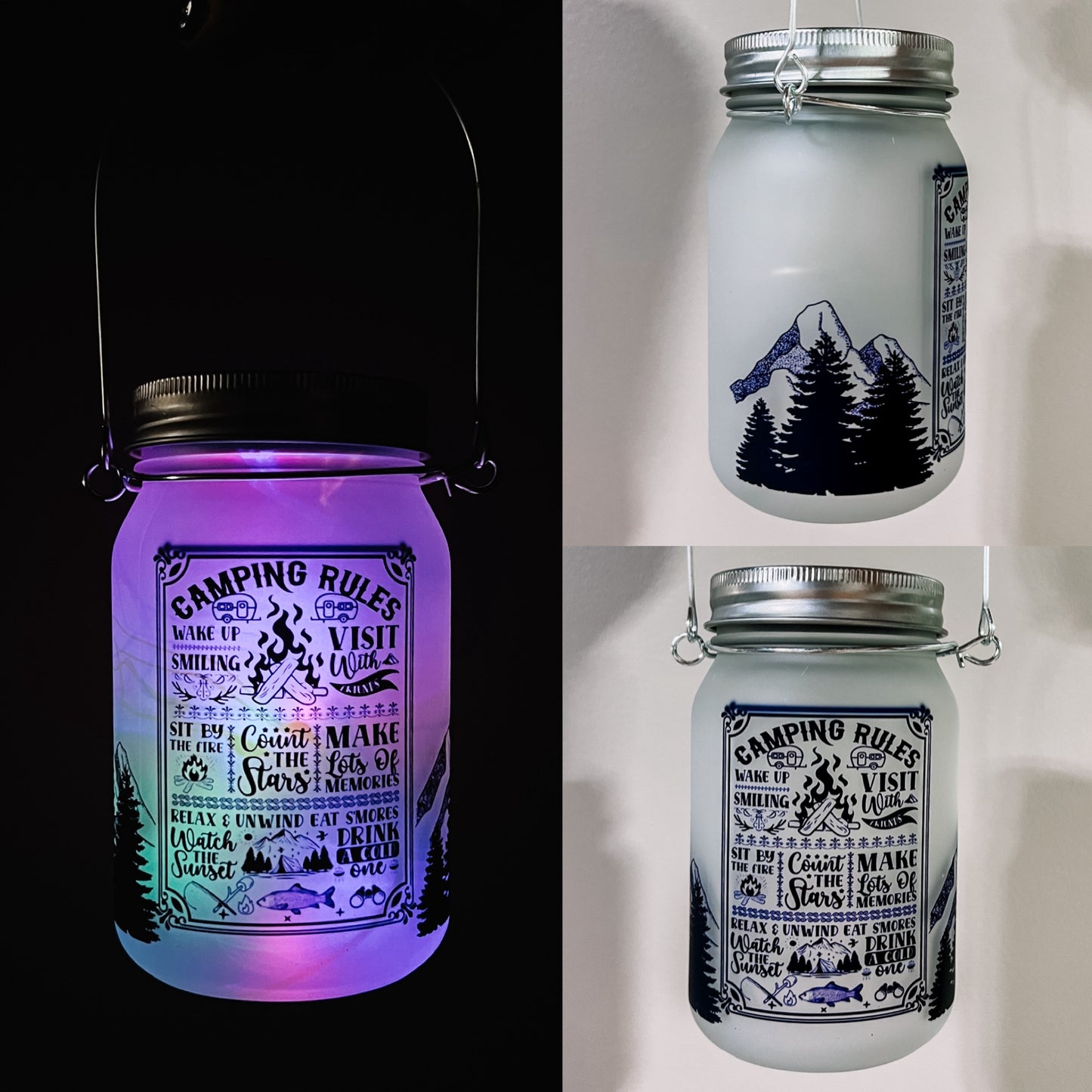Camping Rules Solar Light