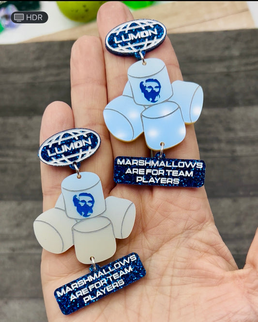Severance Marshmallow Earrings