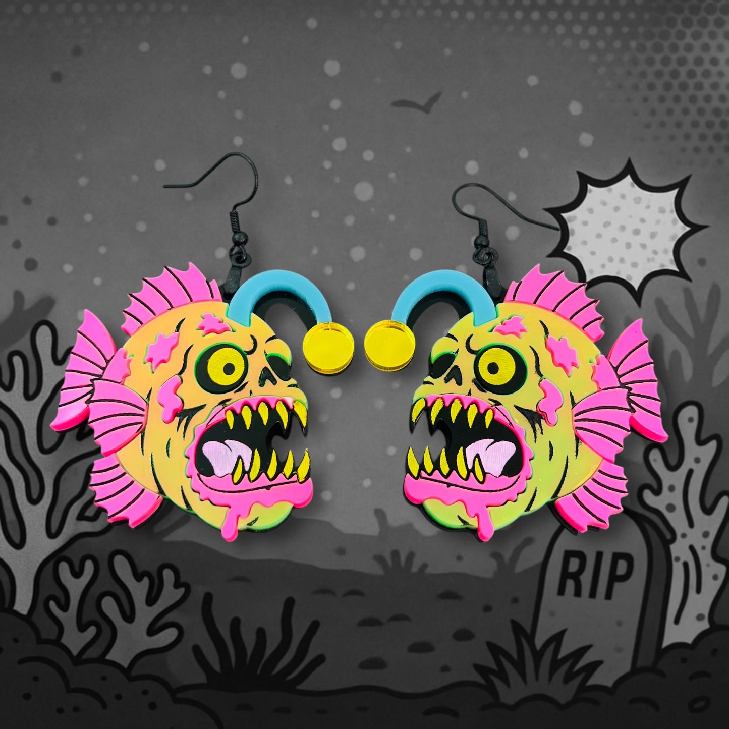 Zombie Anglerfish Dangles