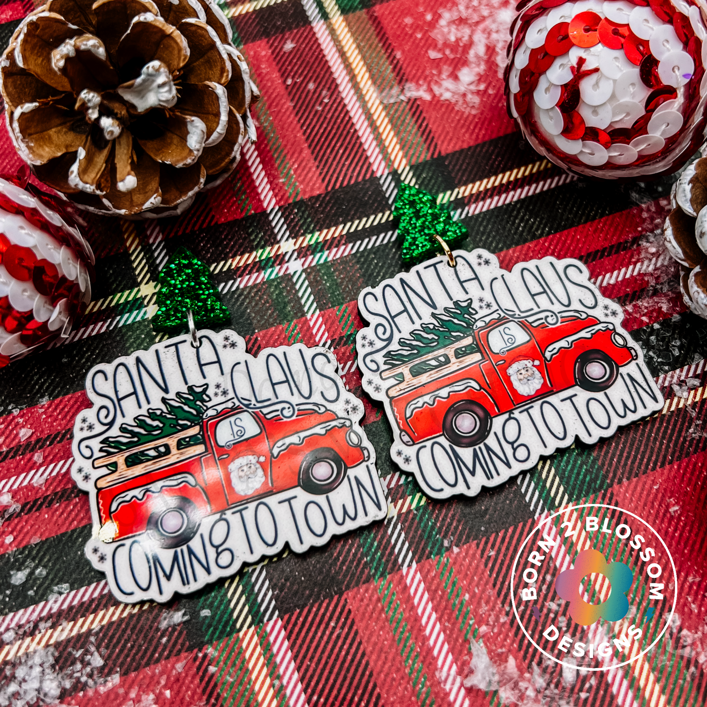 Santa Claus is Coming to Town Dangles