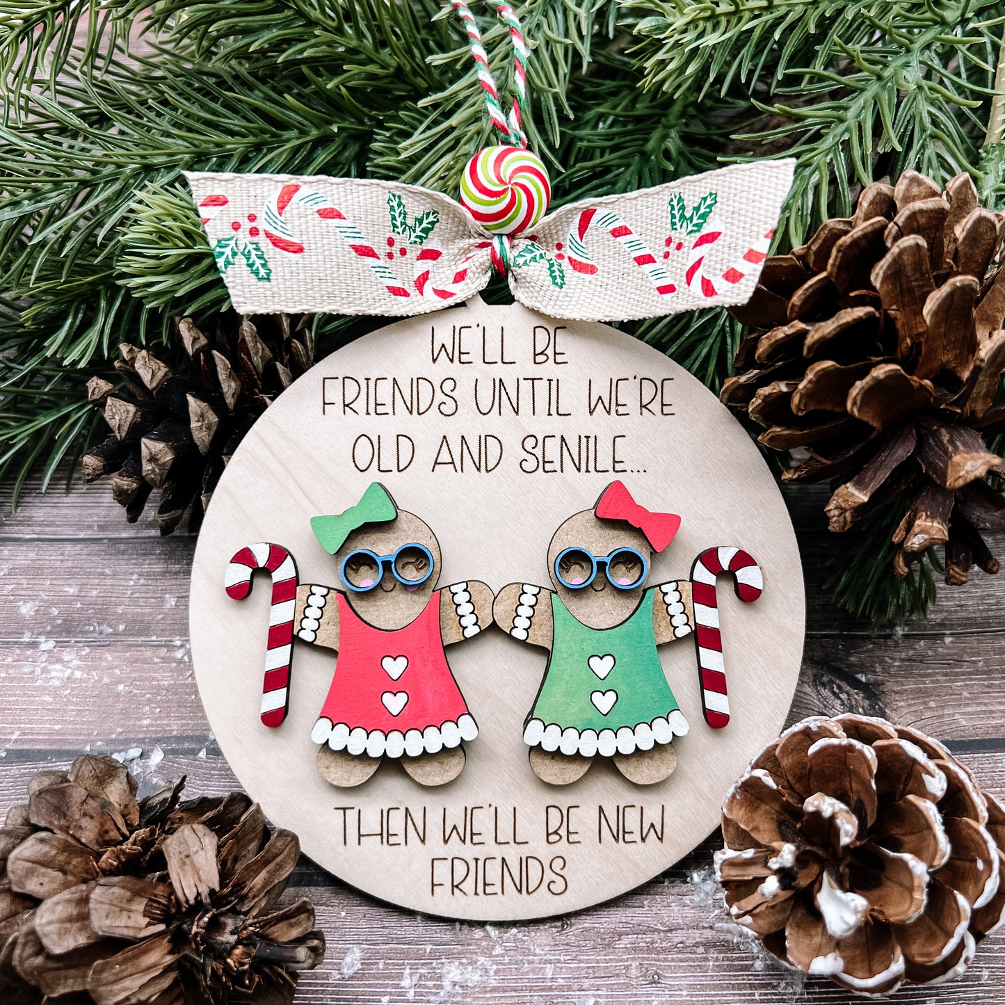 MAY CLEARANCE Gingerbread Friends Ornament