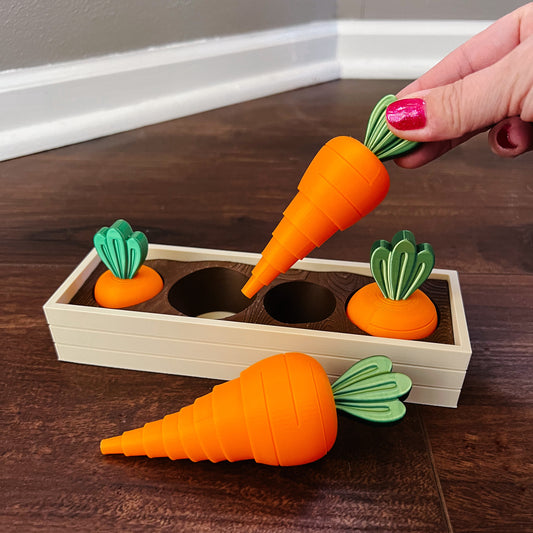 3D Printed Carrot Garden