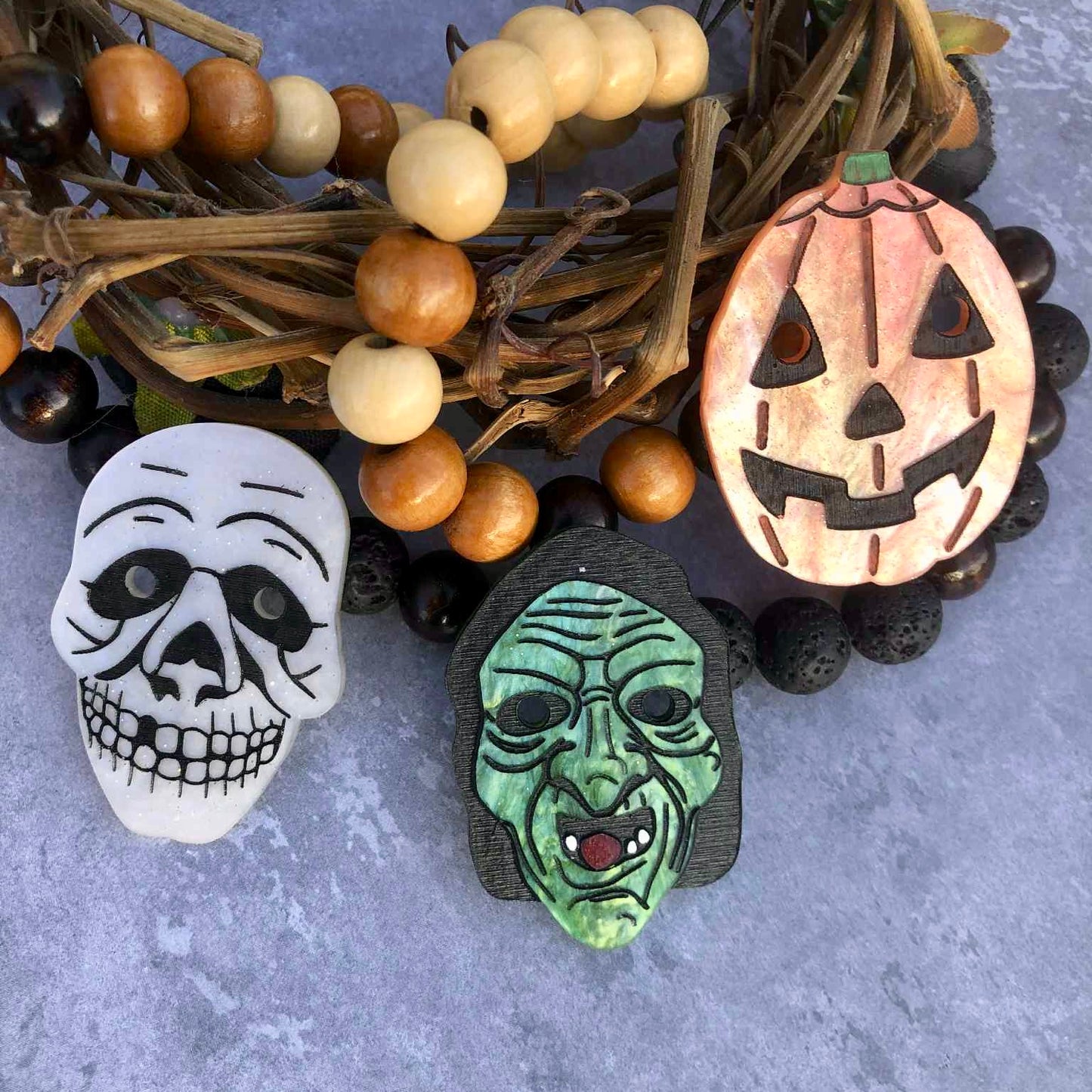 Halloween III Masks BROOCH Set