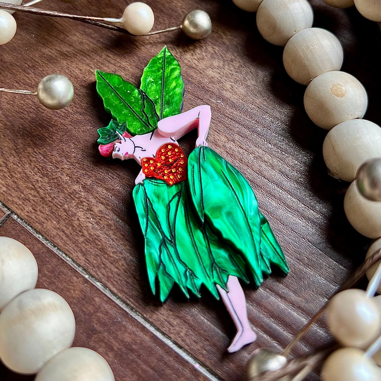Strawberry Fairy BROOCH