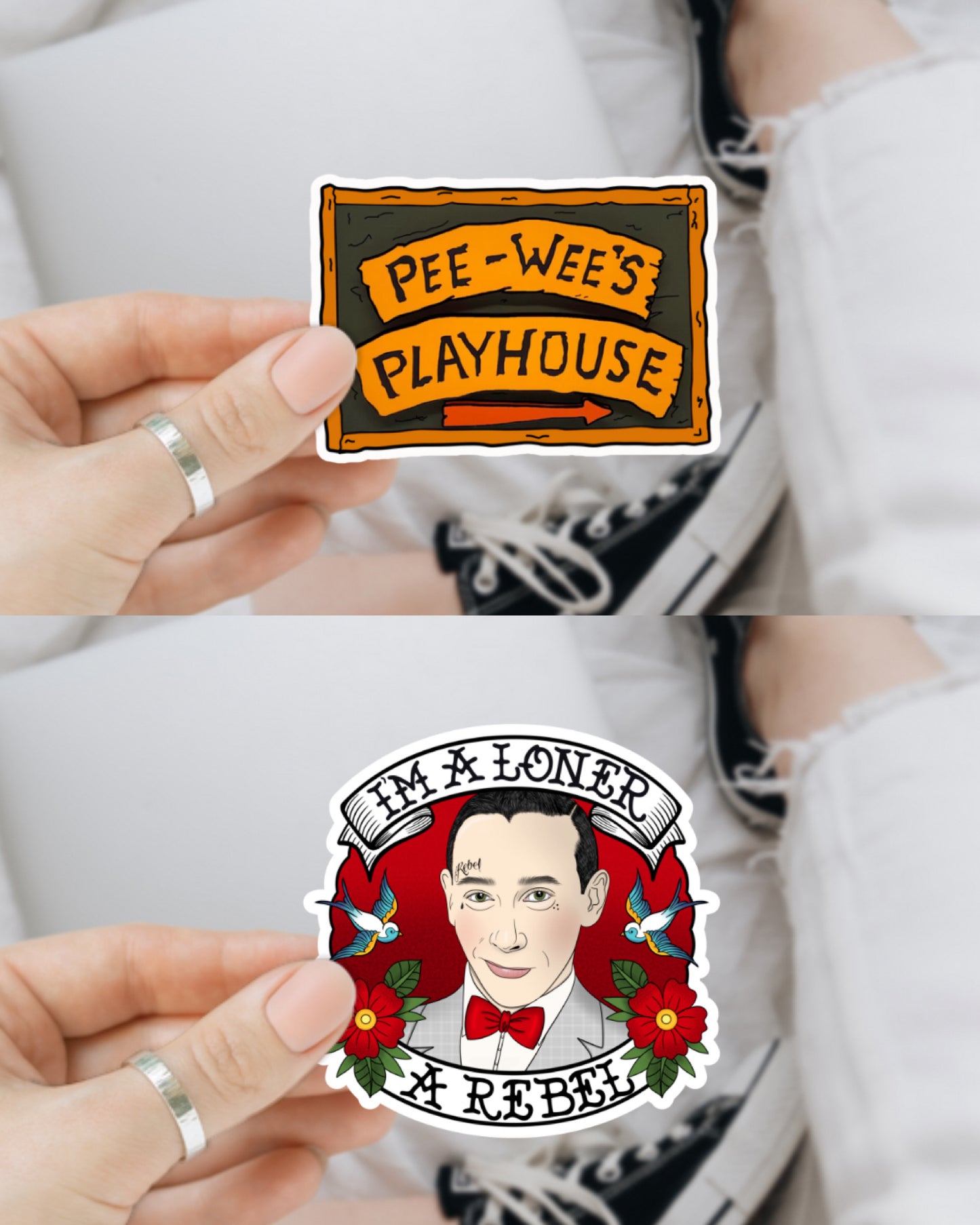 Pee Wee Vinyl Decals (2 Designs Available!)