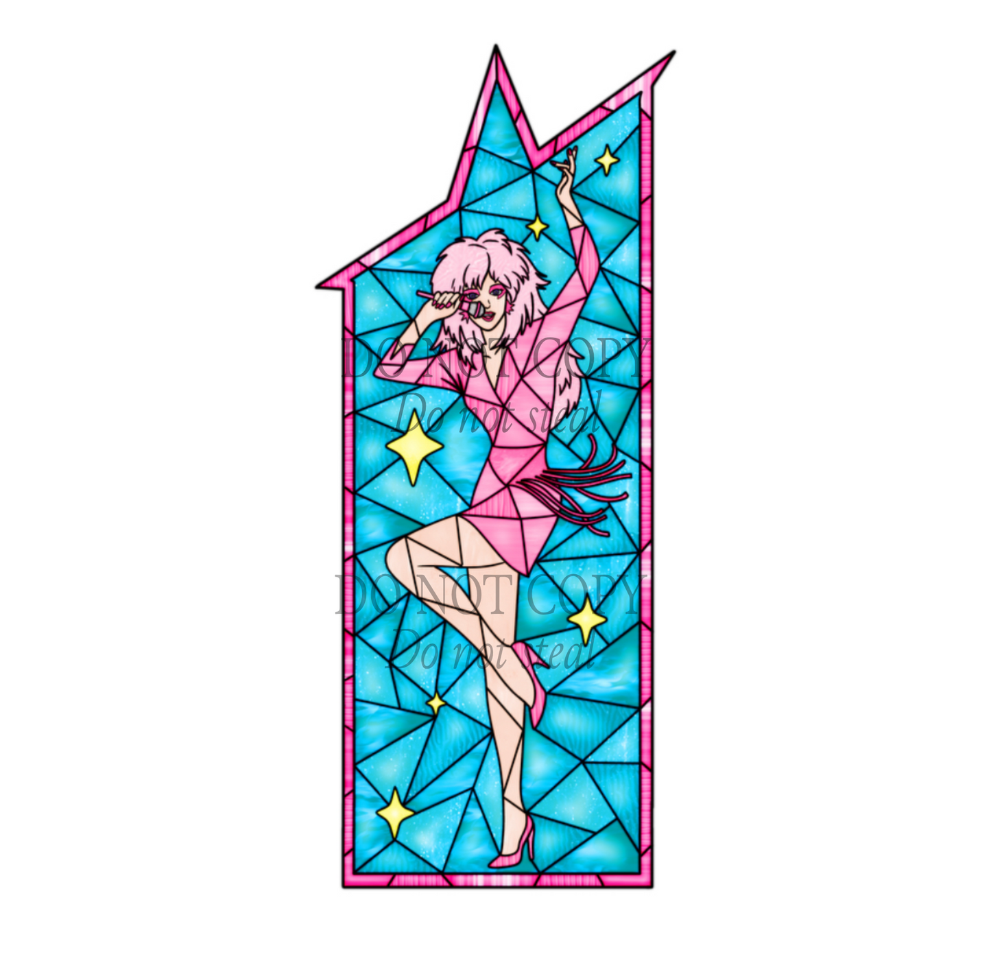80s Cartoon Stained Glass Nightlight (3 Character Choices)