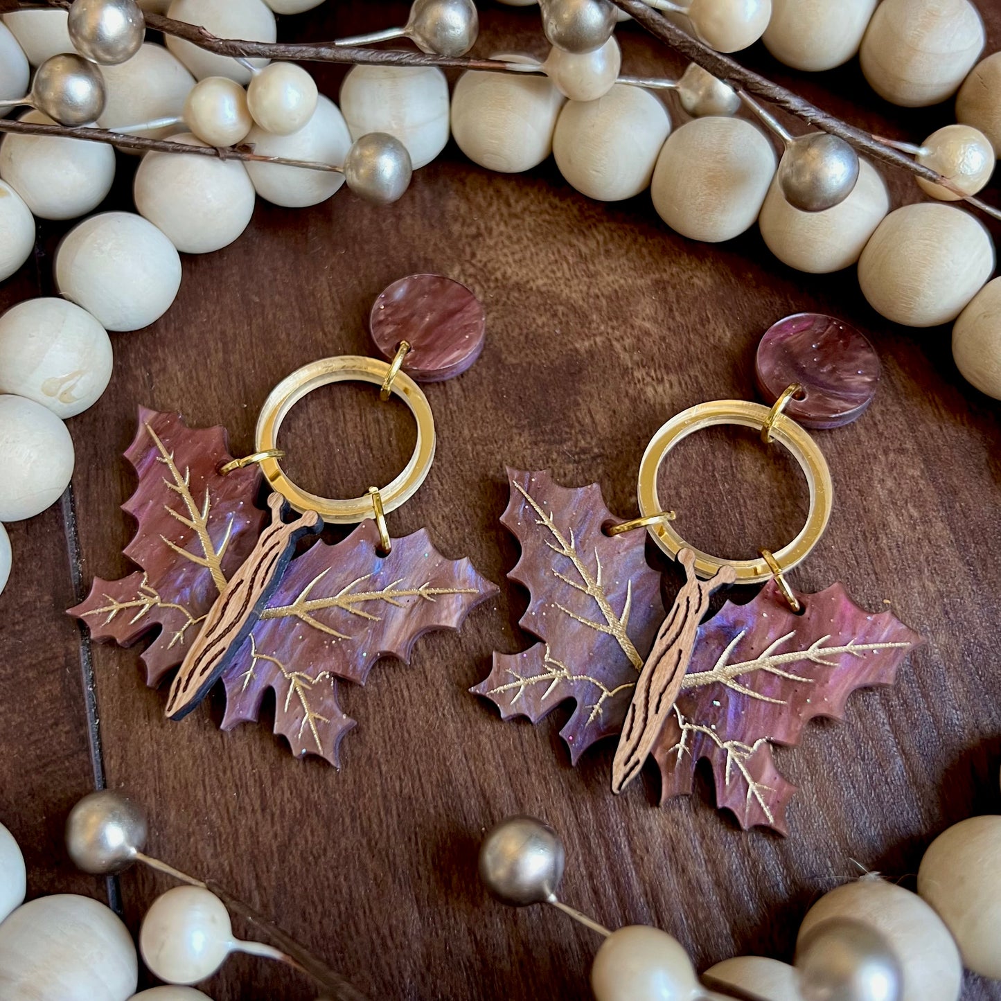 Leaf Butterfly Dangles (2 Colors Available!)