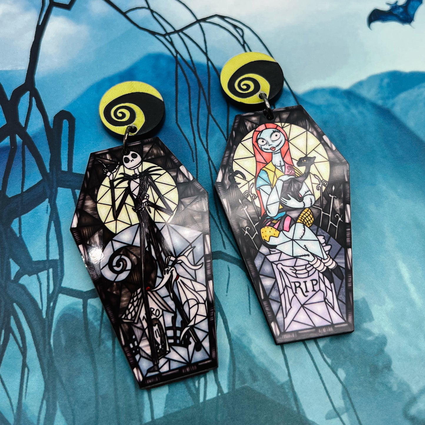 Nightmare Glass Dangles