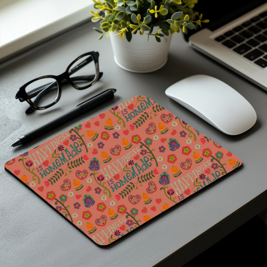 Happiness is Homemade Mouse Pad