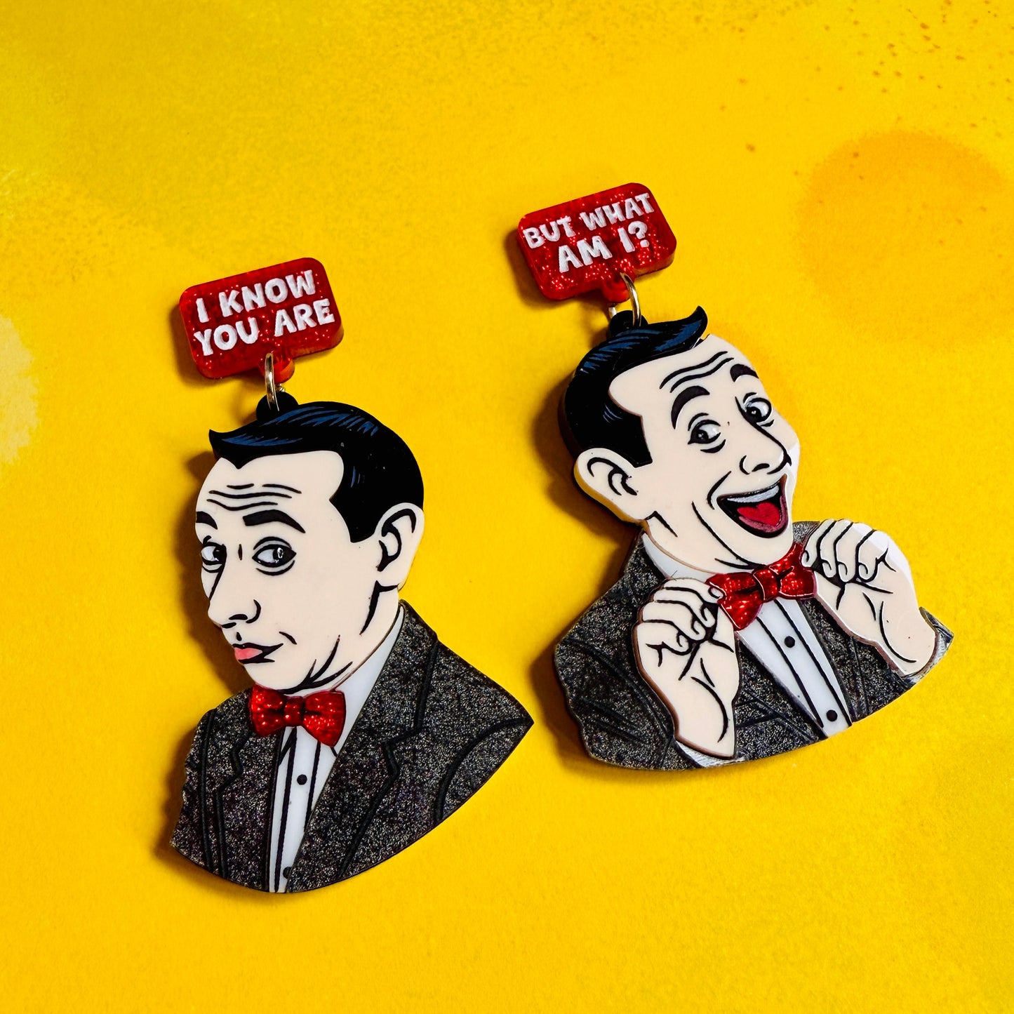 Pee Wee Herman Earrings