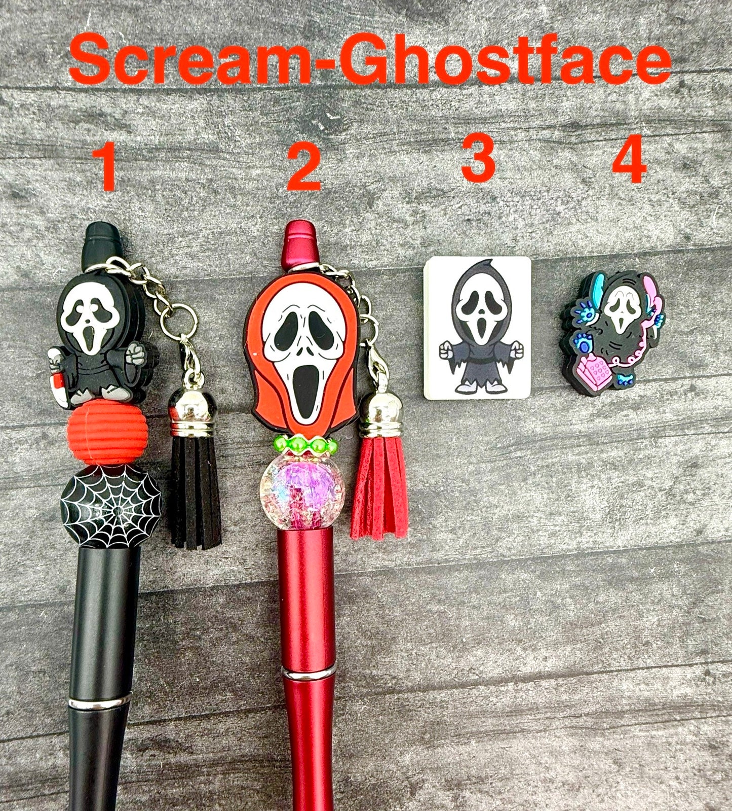 HORROR CHARACTERS Beaded Pens