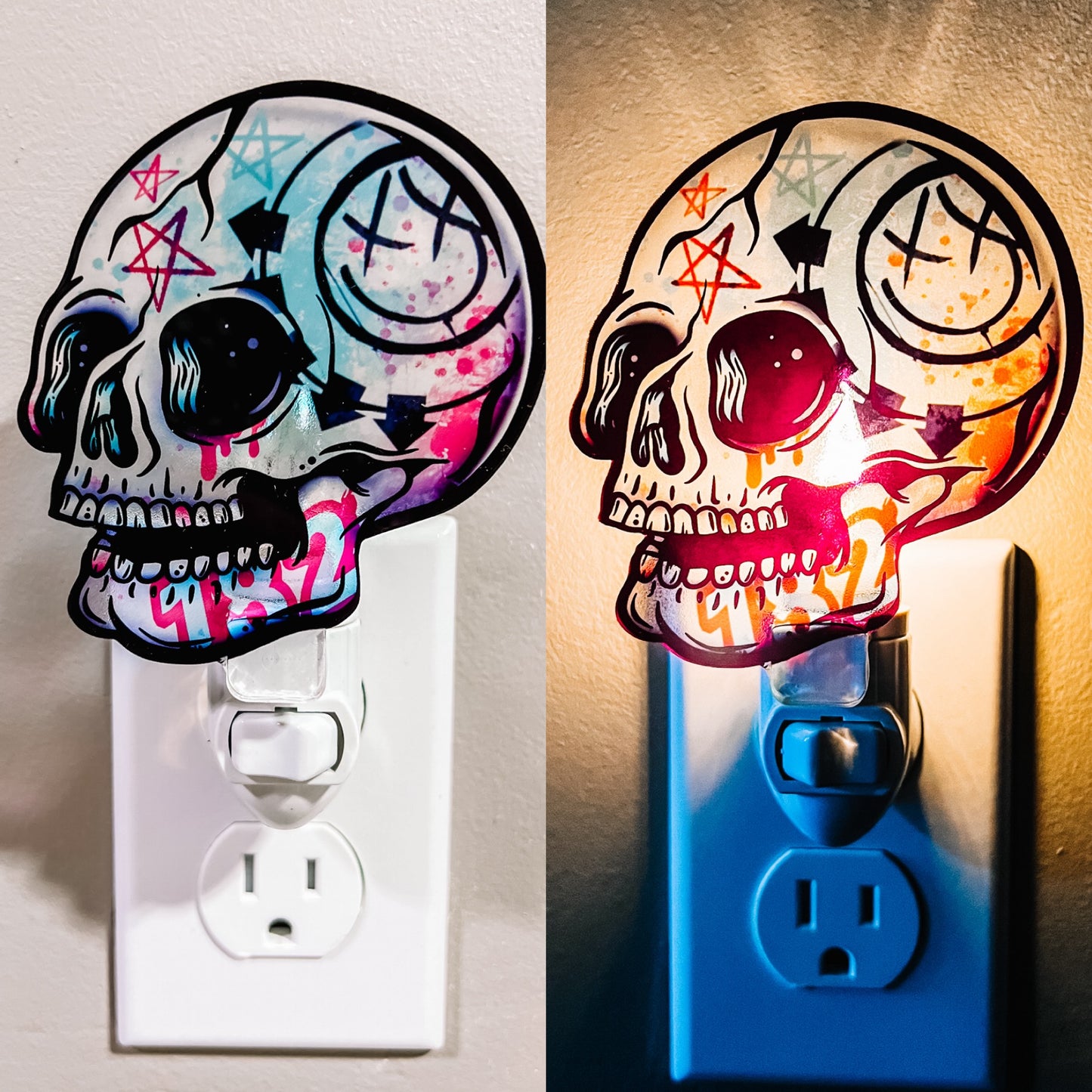 Emo Skull Nightlight (6 Different Bands)
