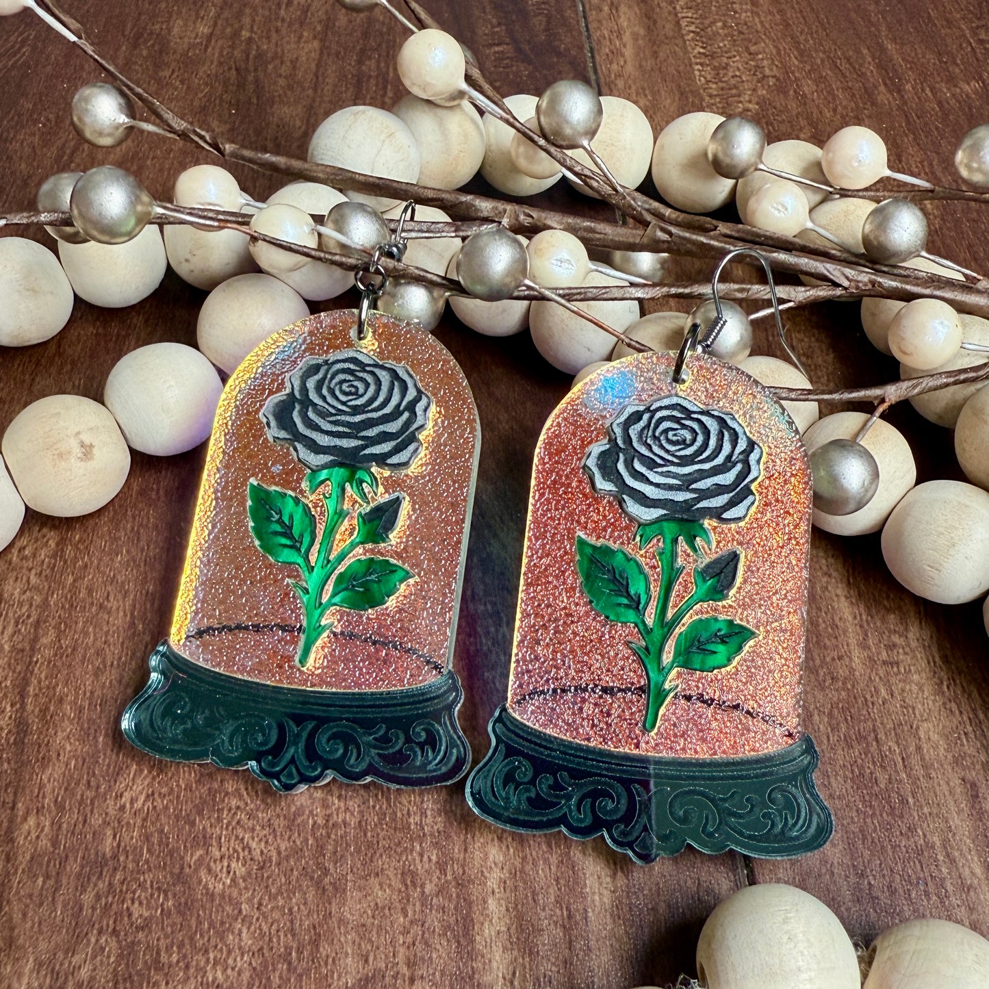 Eternal Rose Dangles (2 Color Options!)