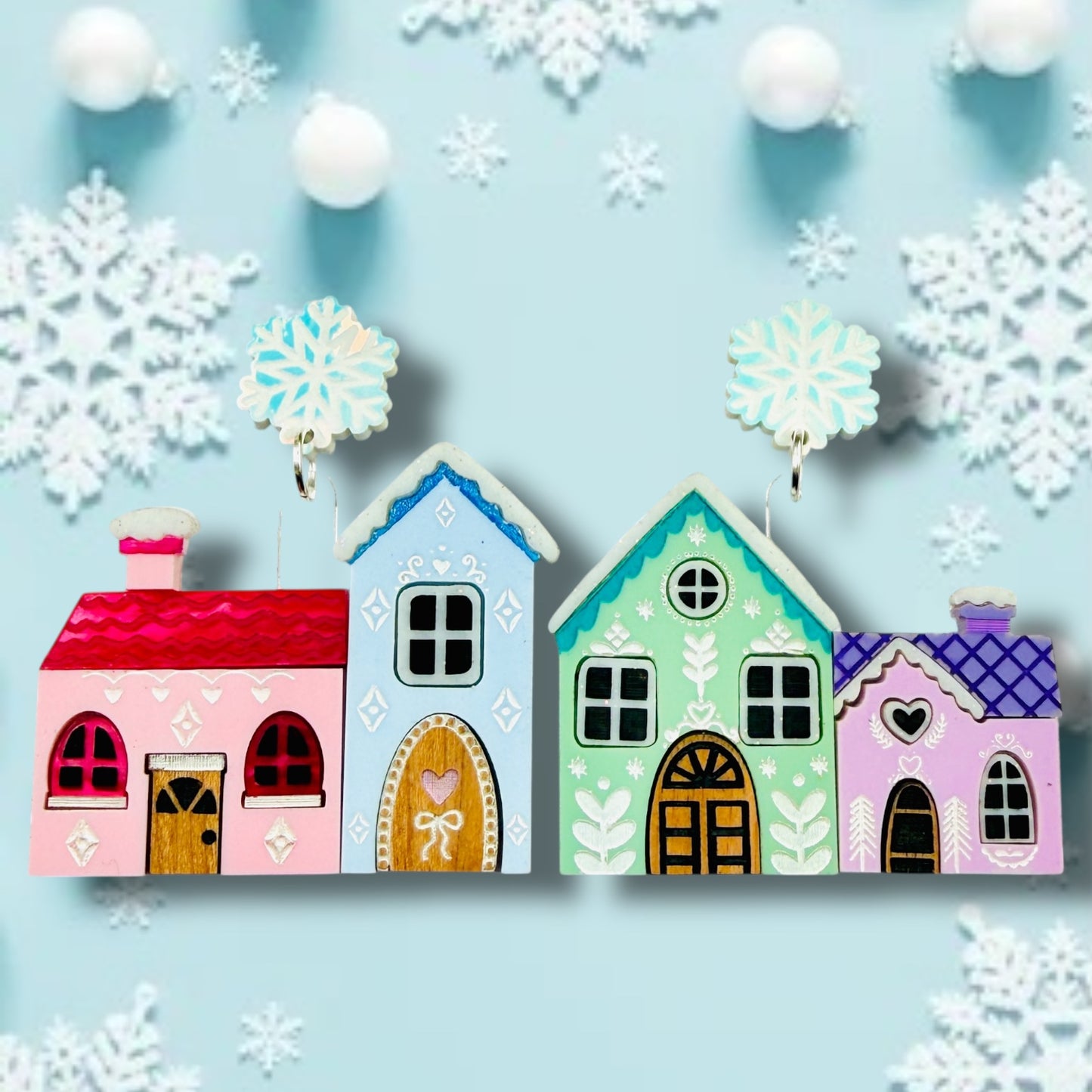 Christmas Village Dangles