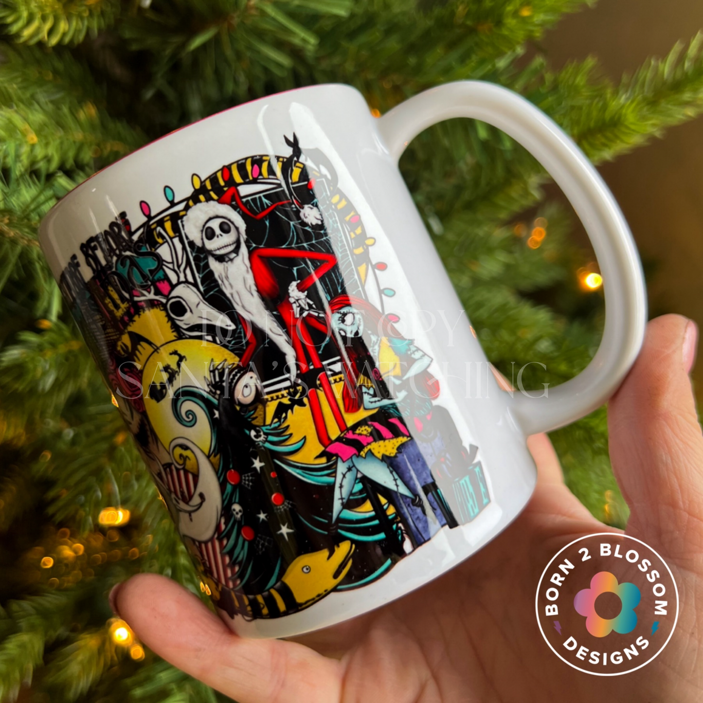 Nightmare Before Christmas Ceramic Mug (Personalization Available)