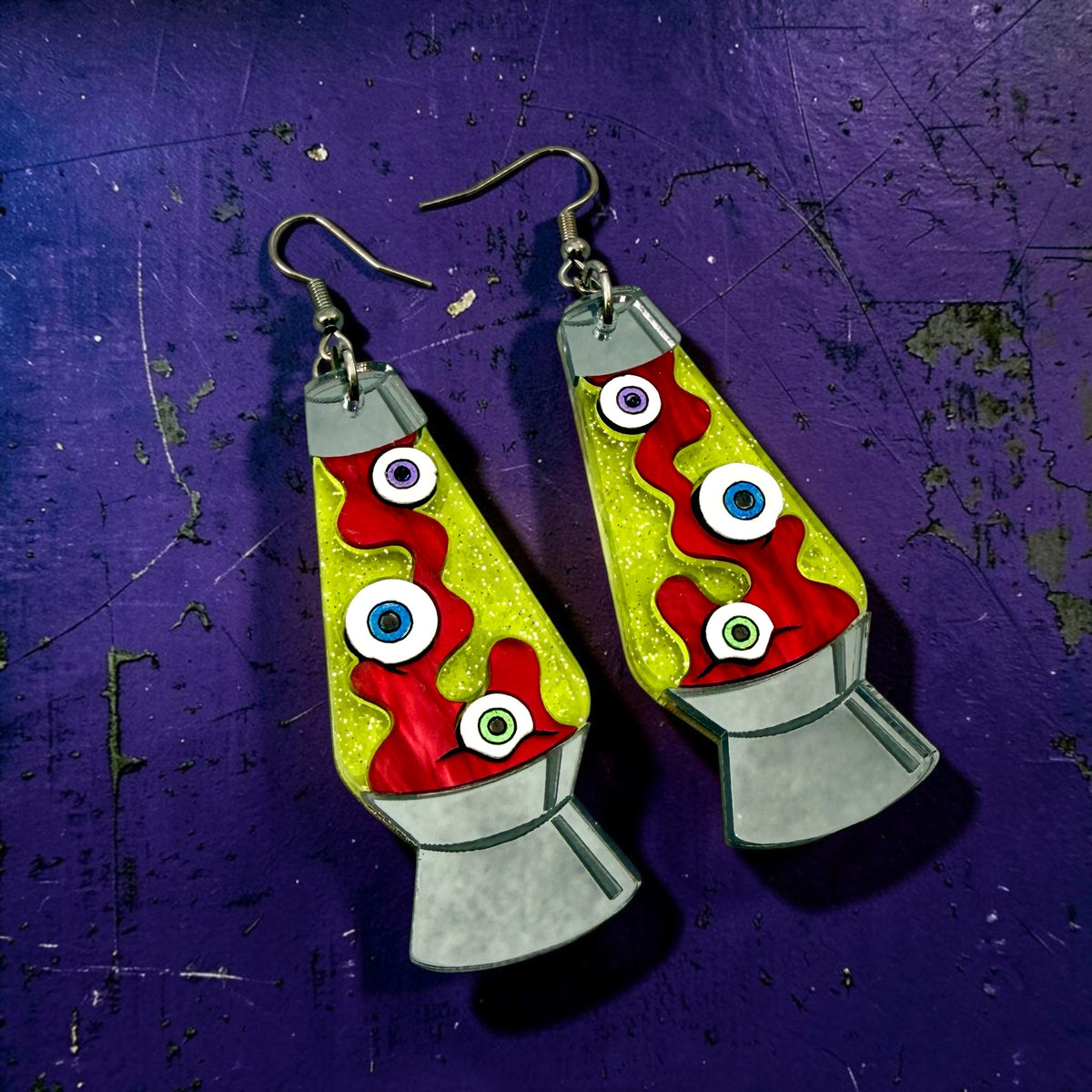 Eyeball Lava Lamp Dangles