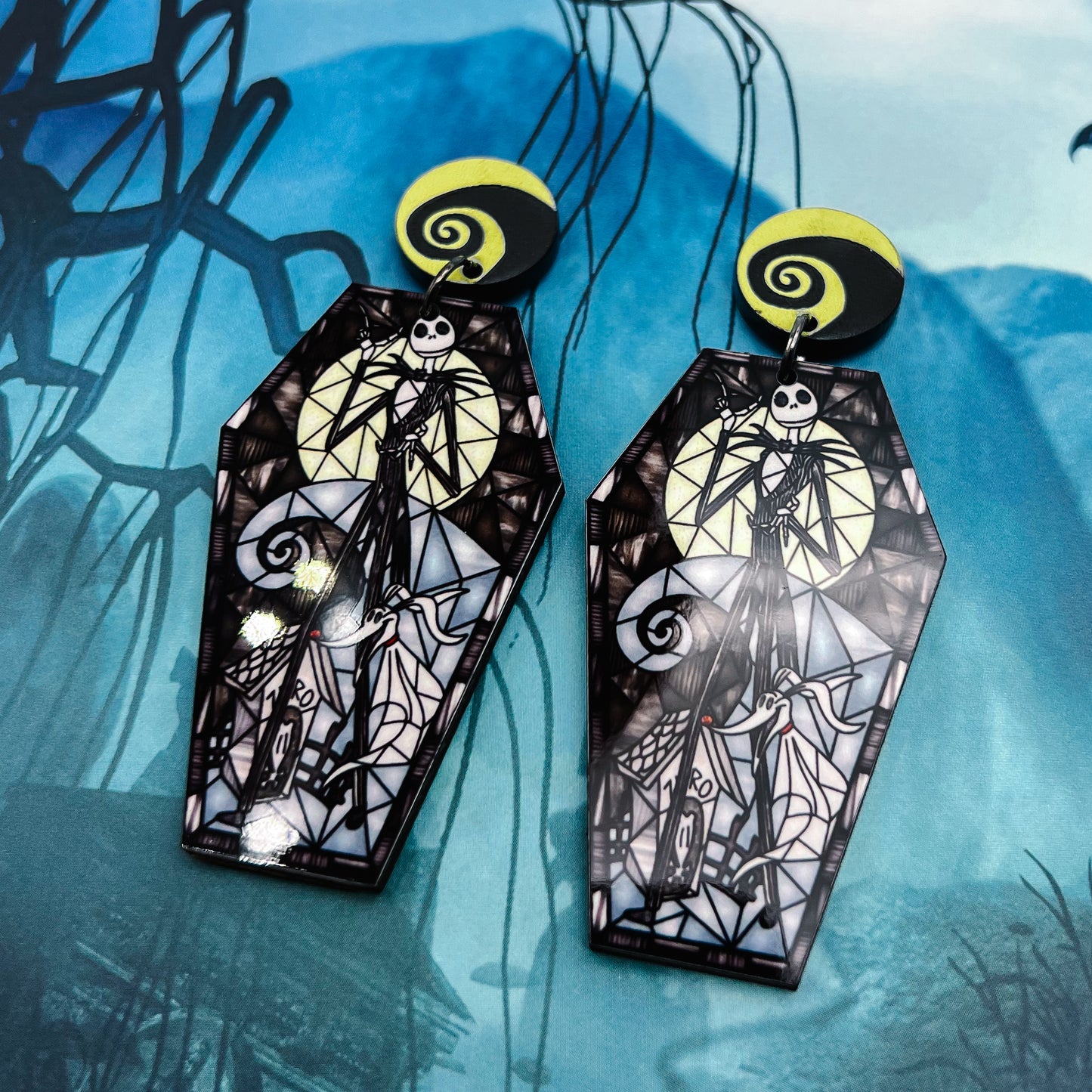 Nightmare Glass Dangles
