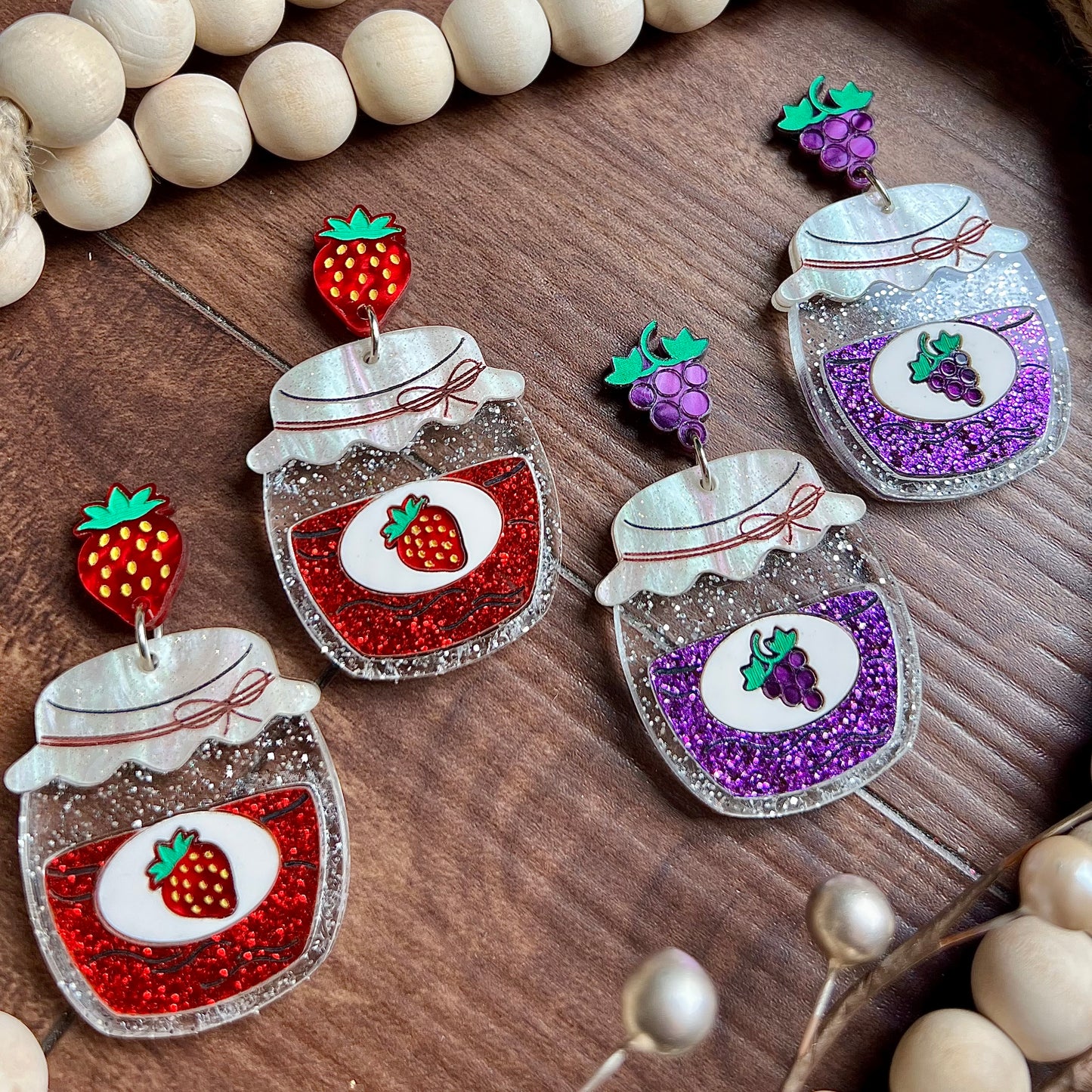 Jam Jar Dangles (2 Designs Available!)