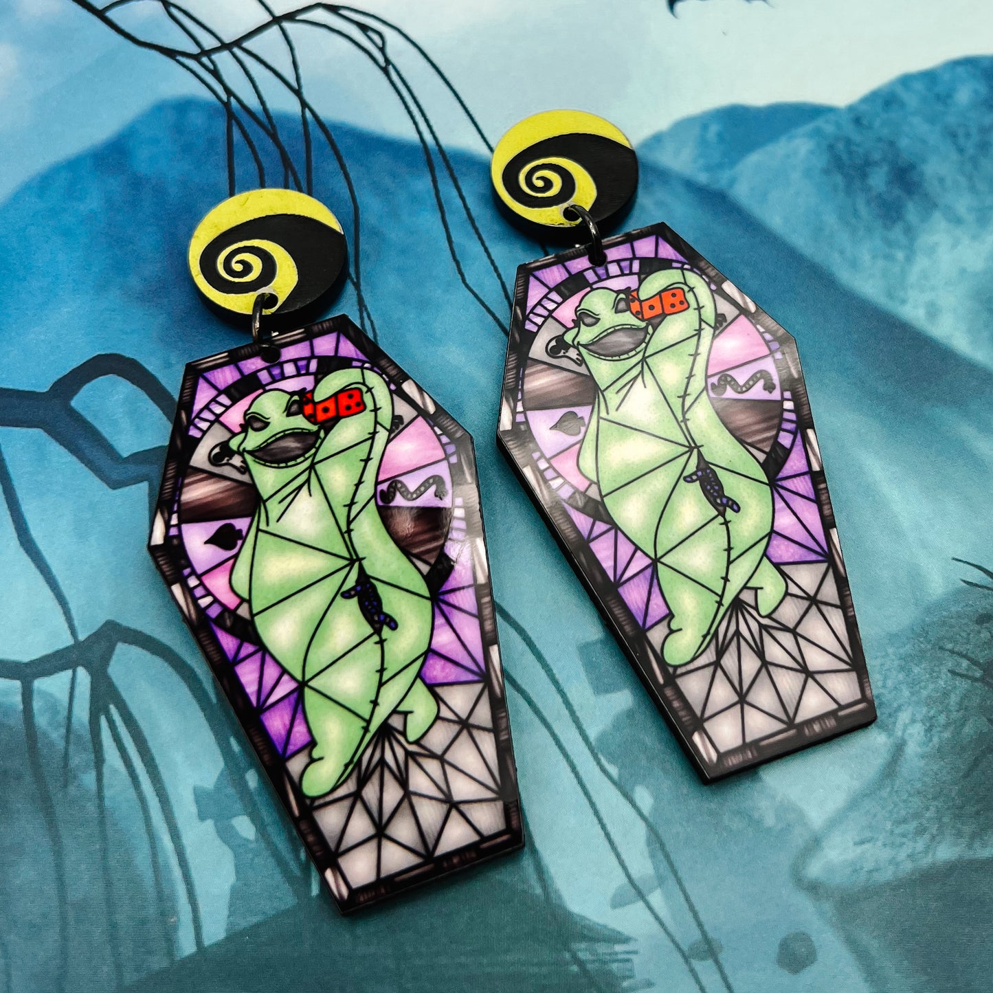 Nightmare Glass Dangles