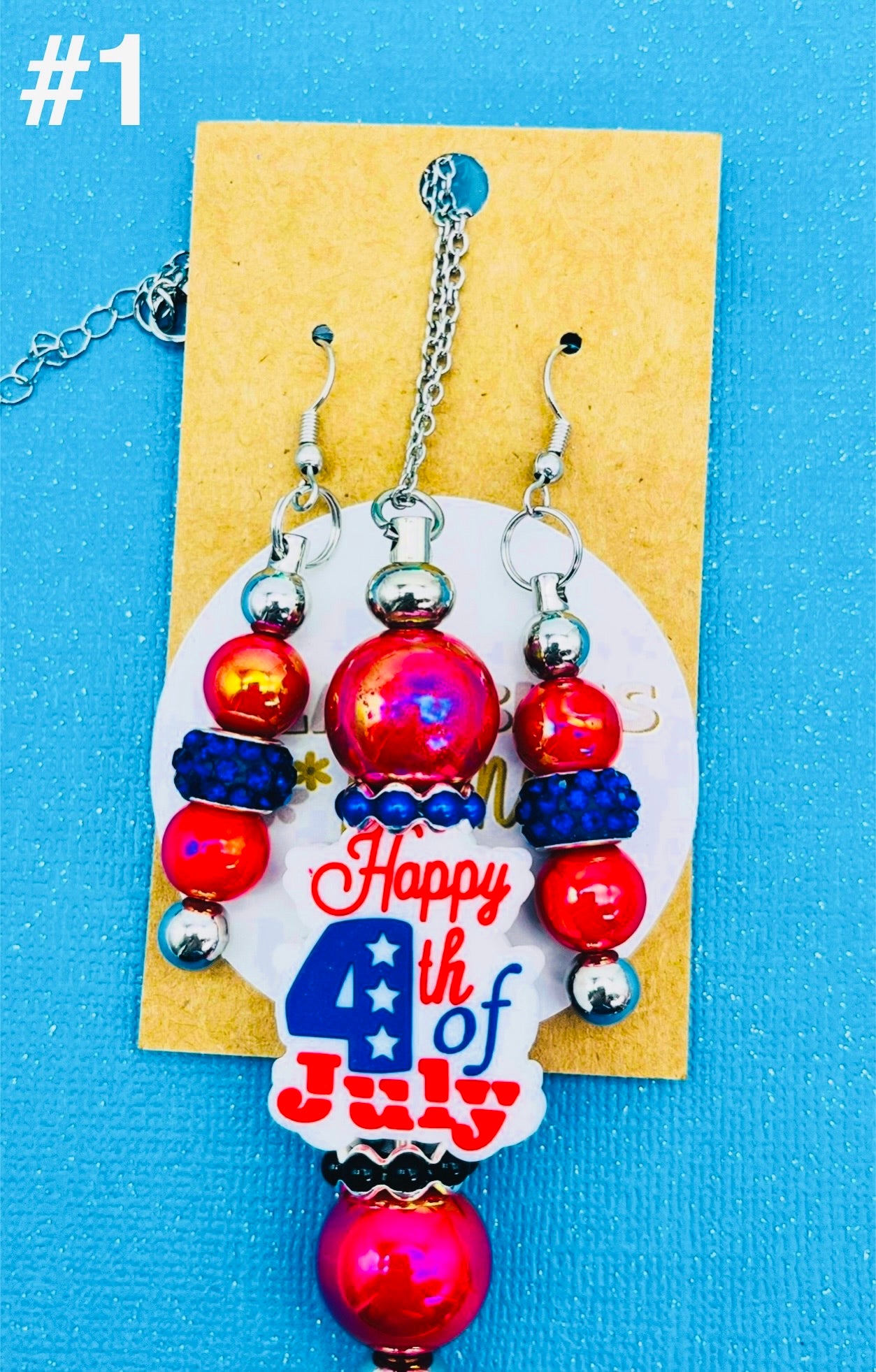 4th of July Beaded Headbands and Jewelry